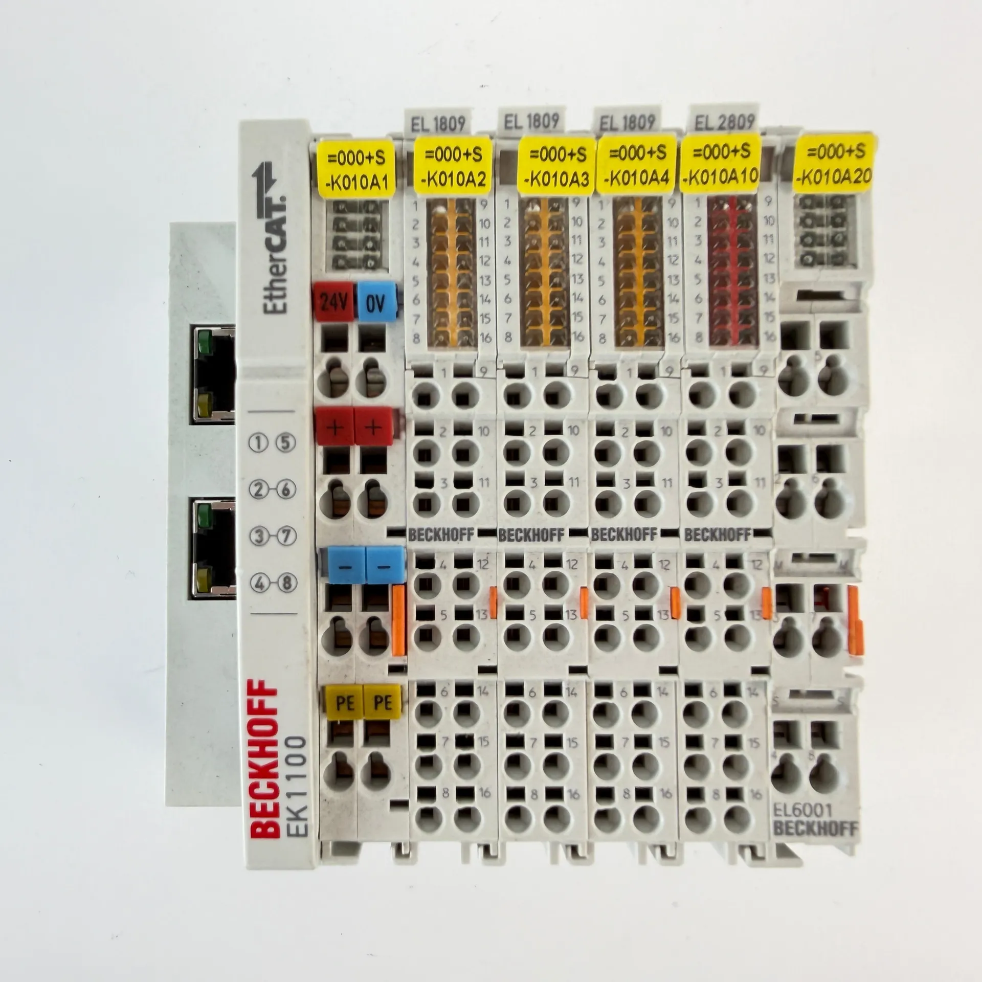 Beckhoff EK1100 EtherCAT Coupler w/ 3x EL1809 1x EL2809 1x EL6001 Module - Thumbnail 8