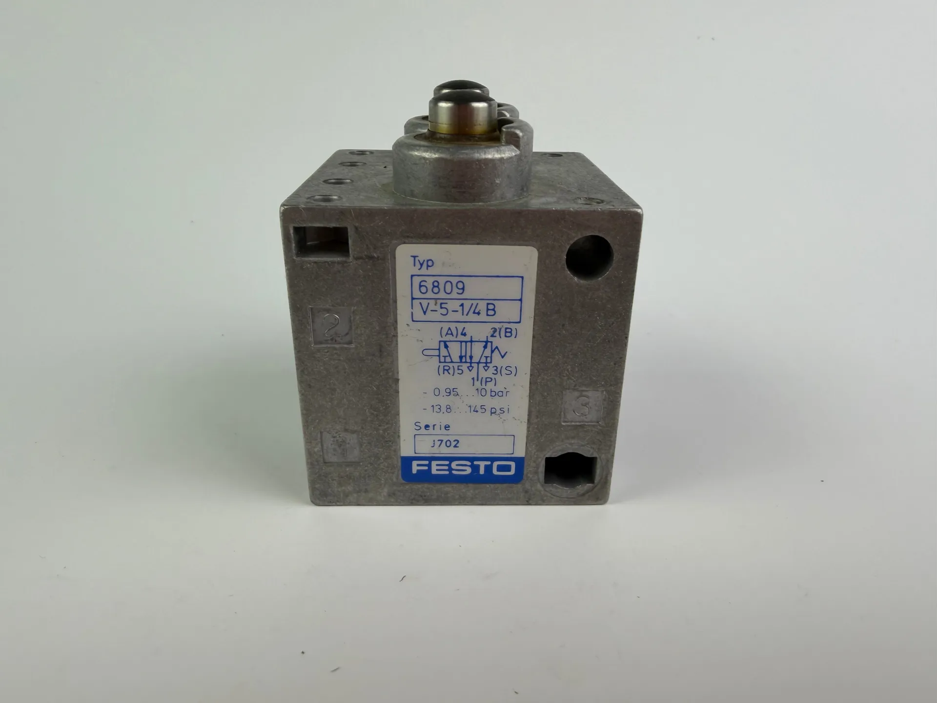 Festo 6809 V-5-1/4-B Stem Actuated Valve - Thumbnail 3