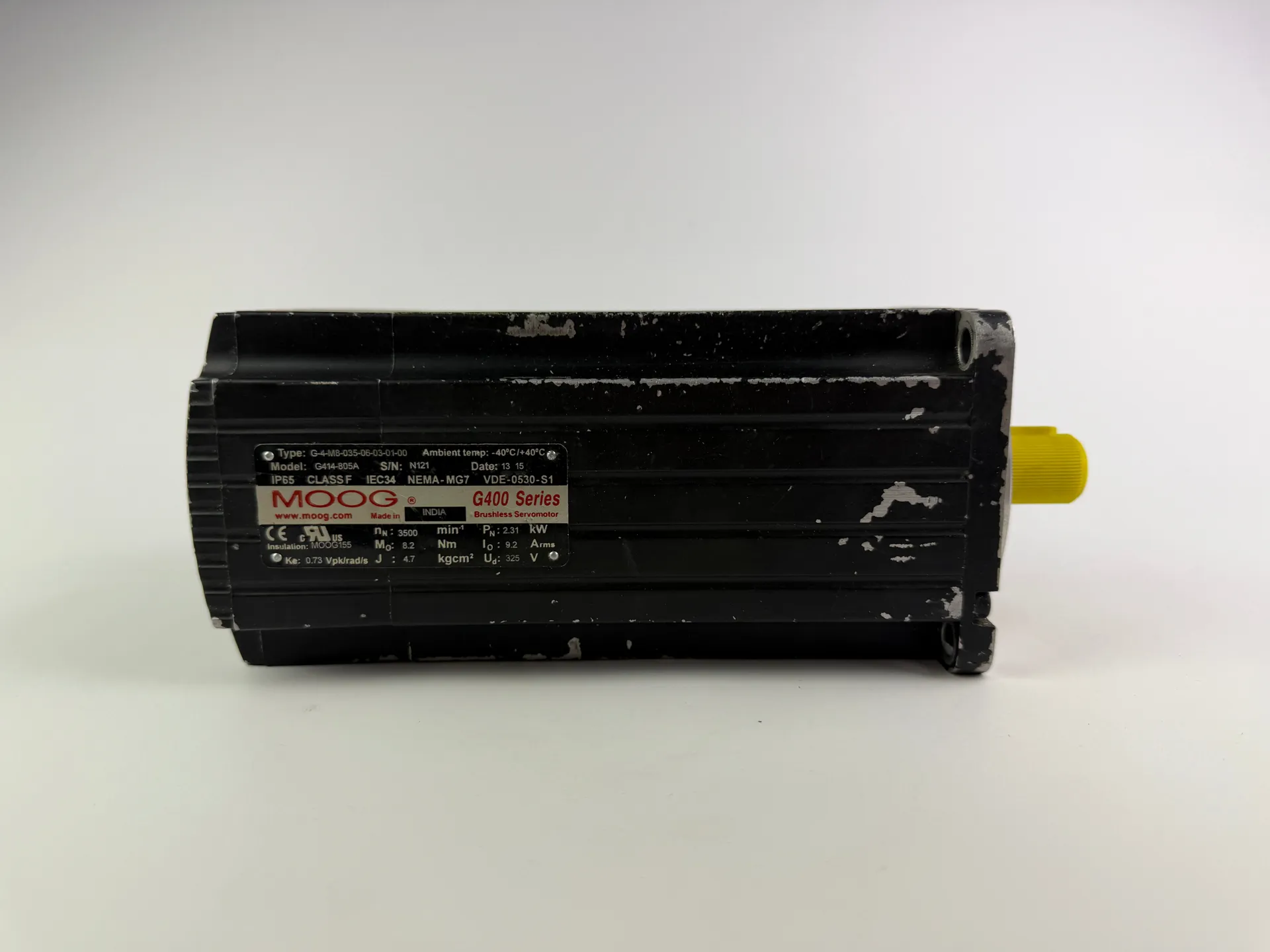 MOOG G414-805A Brushless Servomotor – 2.31 kW – G400 Series - Thumbnail 4