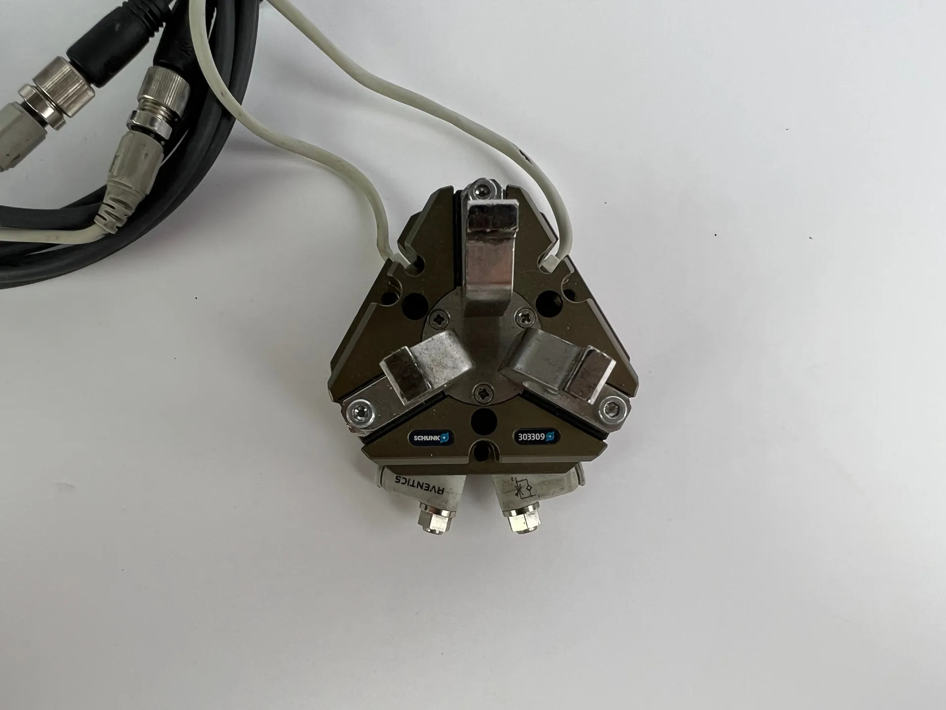 Schunk PZN 50/1 Pneumatic Centric Gripper 303309 355N 4mm + 2 Sensors 240cm - Thumbnail 3