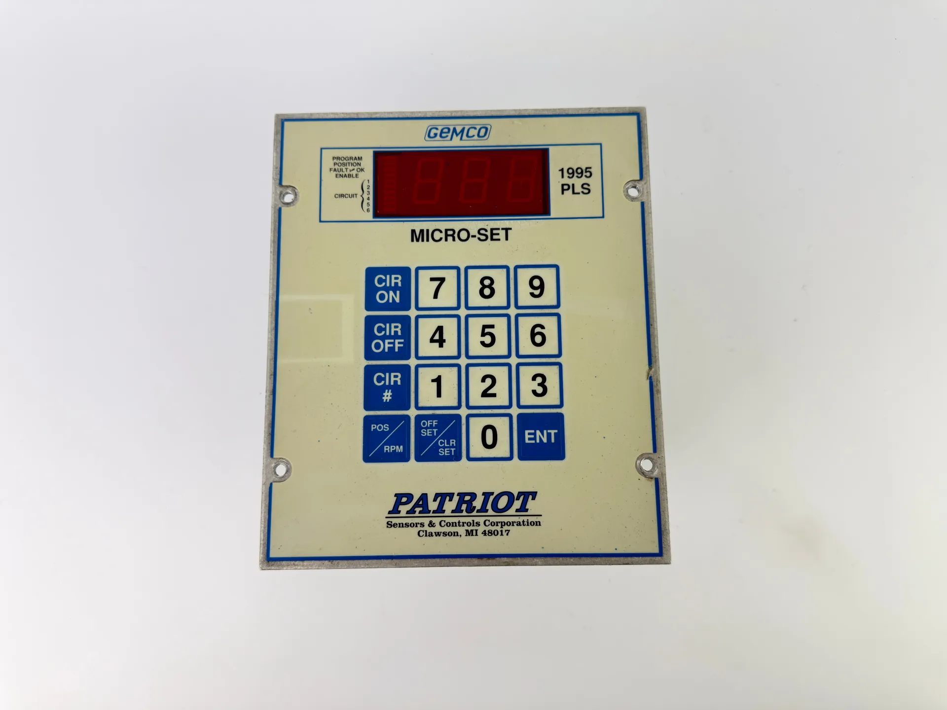 Gemco 1995-A-6M-X-X Patriot Micro-Set PLS Programmable Limit Switch Panel - Image 1