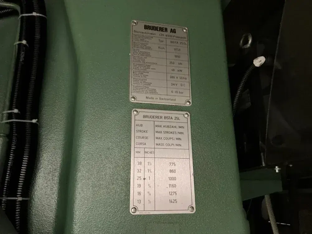 Bruderer BSTA 25 EL High-Speed Stamping Press 250 kN, 1,425 spm, 2020 Control Upgrade - Thumbnail 20
