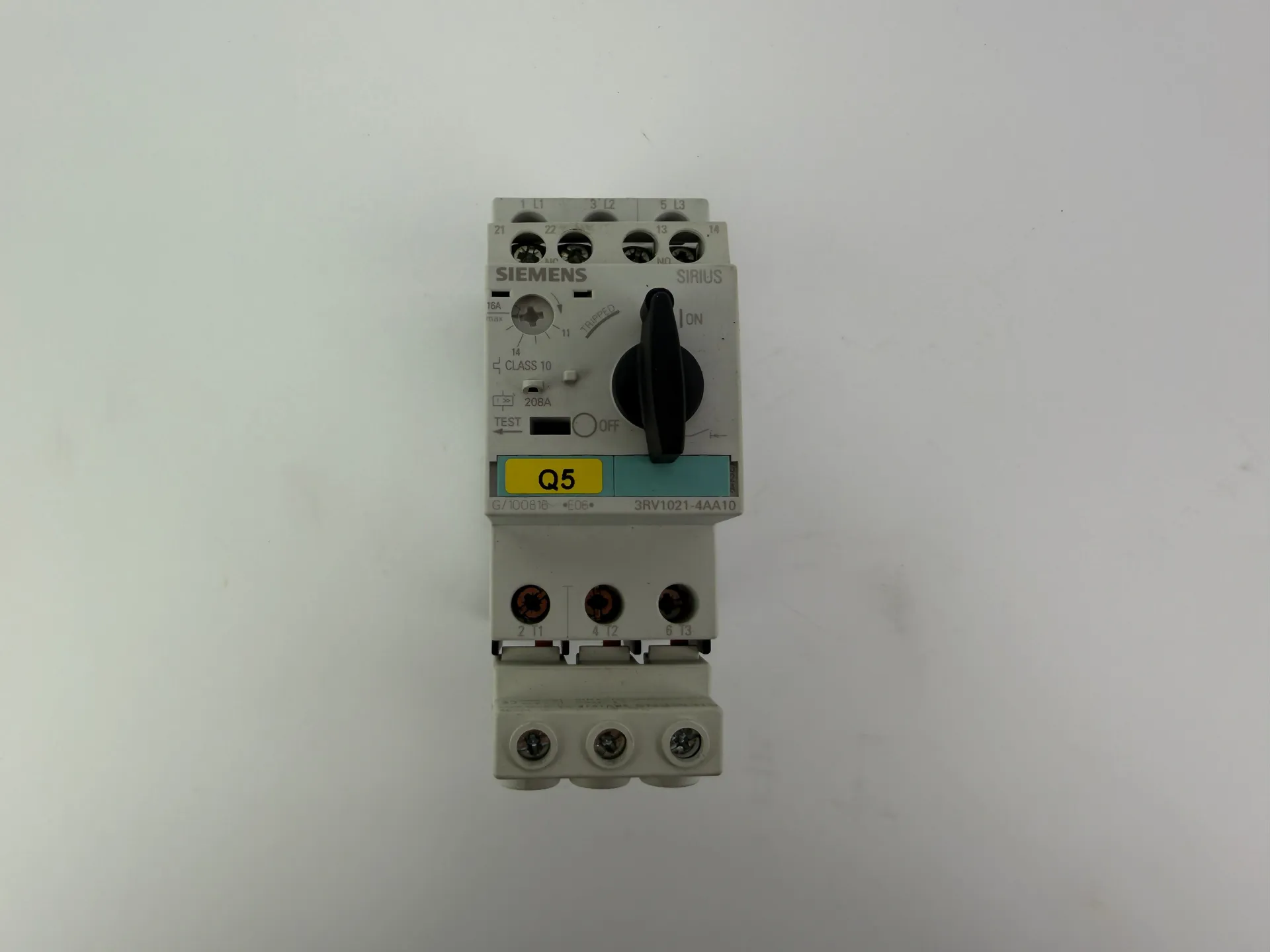1x Siemens 3RV1021-4AA10 Motor Starter Protector Circuit Breaker - Image 1
