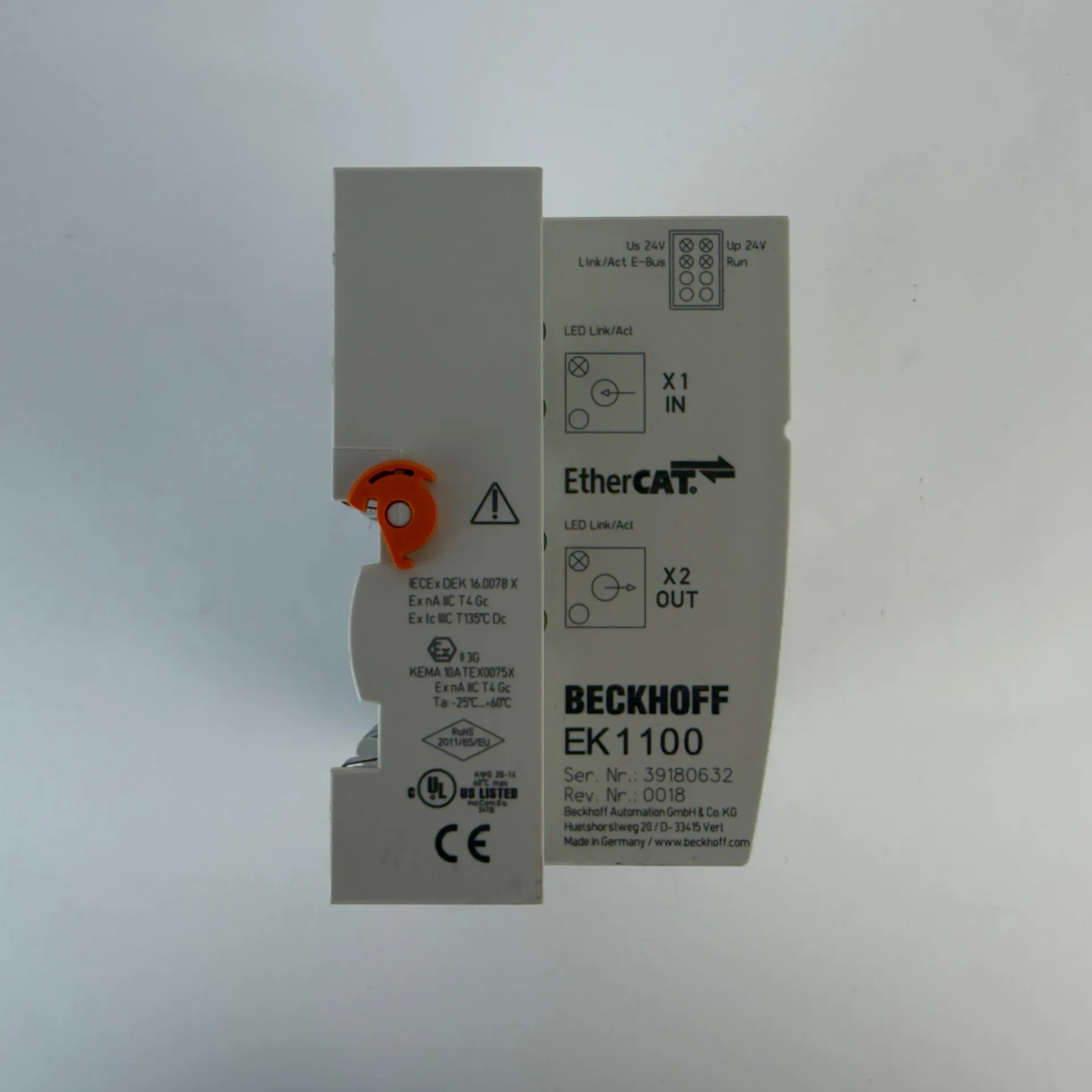 Beckhoff EK1100 EtherCAT Coupler w/ 3x EL1809 3x EL2809 I/O Modules - Thumbnail 9