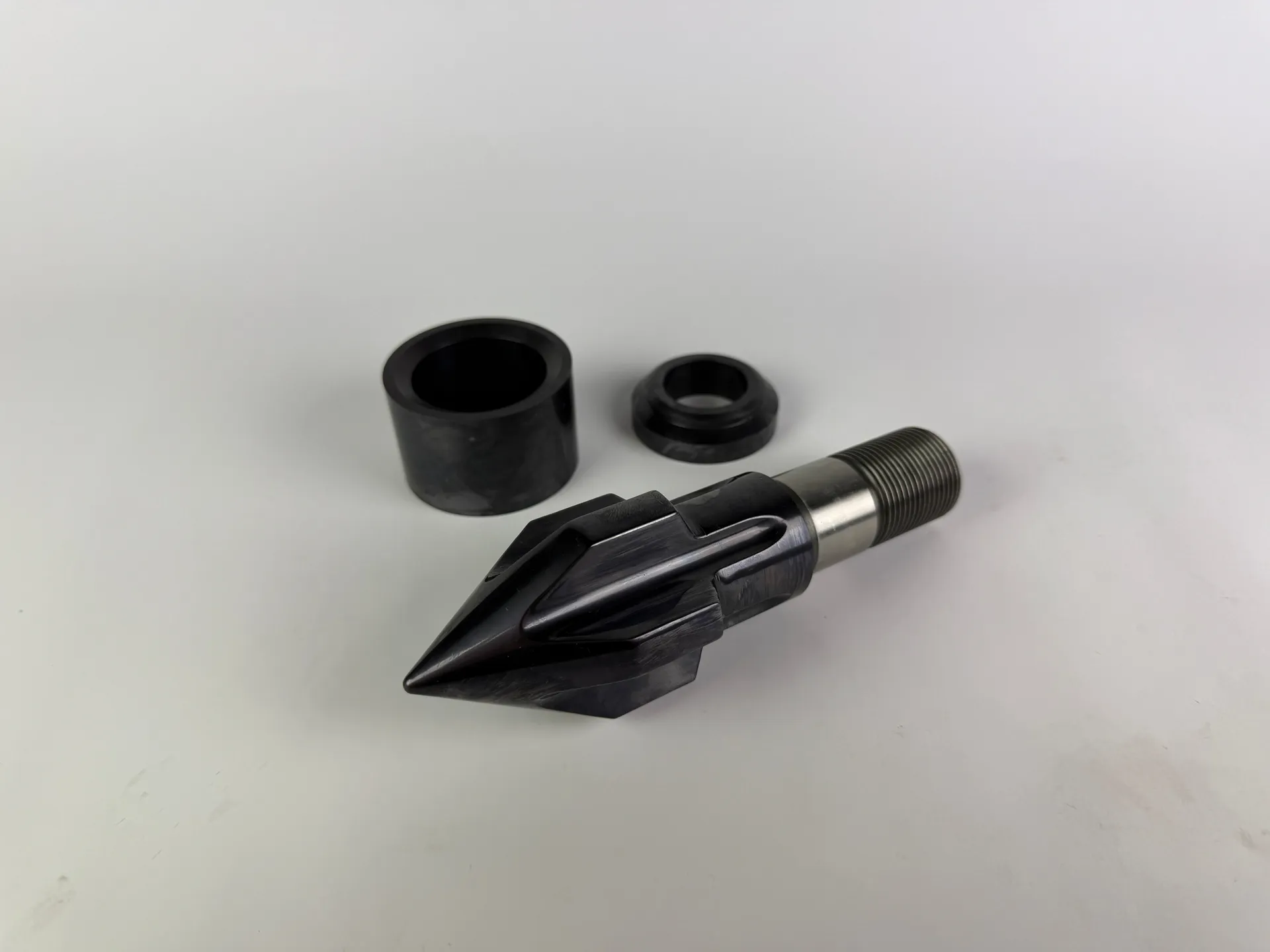 Feedscrew Schneckenspitze Nozzle fi50 mm + 2x Ring fi50 mm – Set - Thumbnail 2