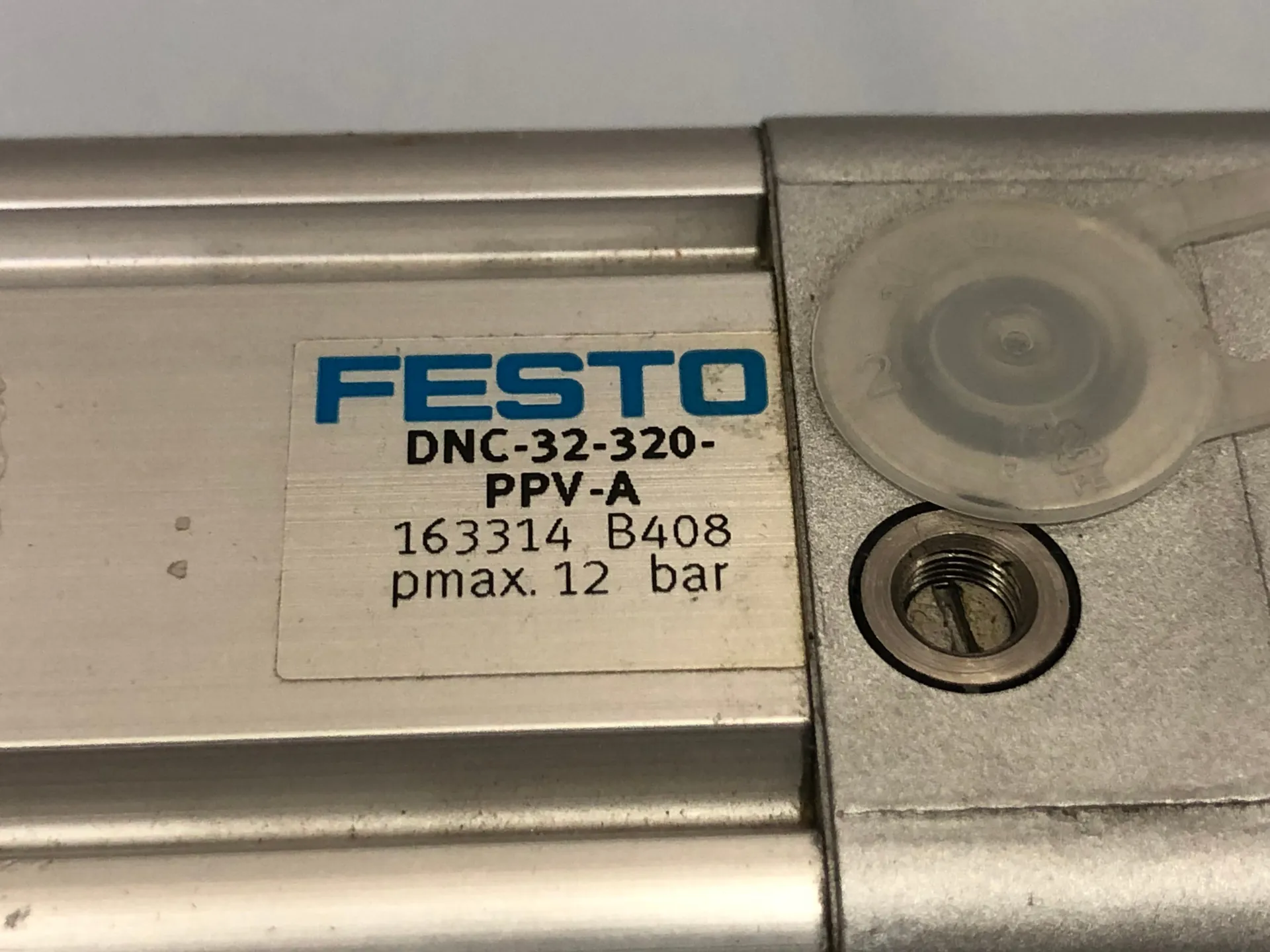 FESTO DNC‑32‑320‑PPV‑A ISO Cylinder – 32 mm Bore, 320 mm Stroke (P/N 163314) - Thumbnail 3