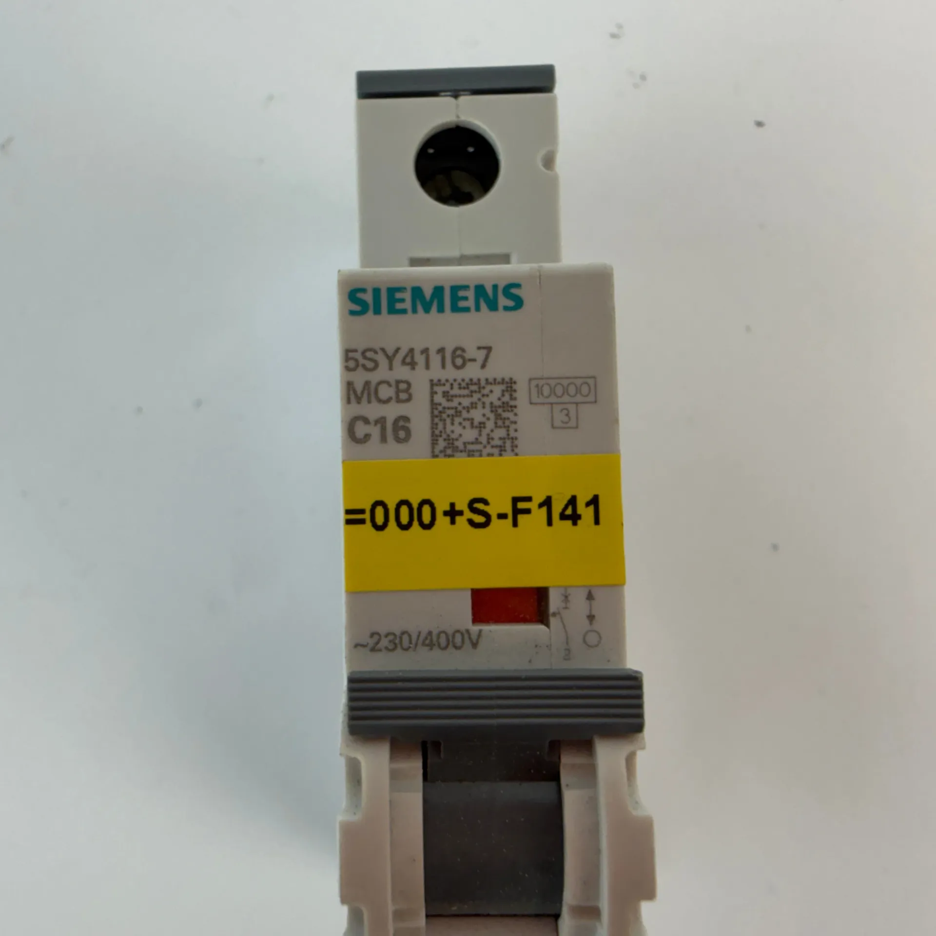 1x Siemens 5SY4116-7 MCB C16 16A 1 Pole Circuit Breaker 10kA 230/400V - Thumbnail 2