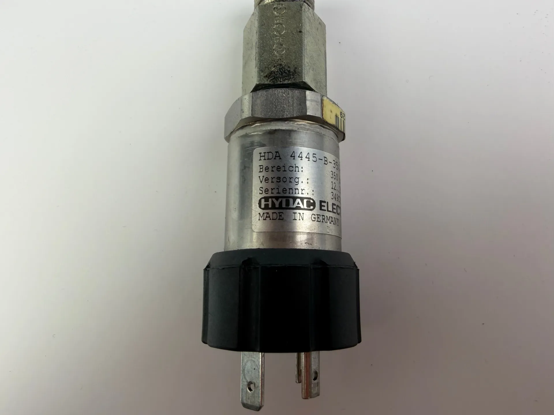 1x HYDAC Hydraulic Pressure Sensor 200 Bar, HDA 4445-B-200-D08 - Thumbnail 3