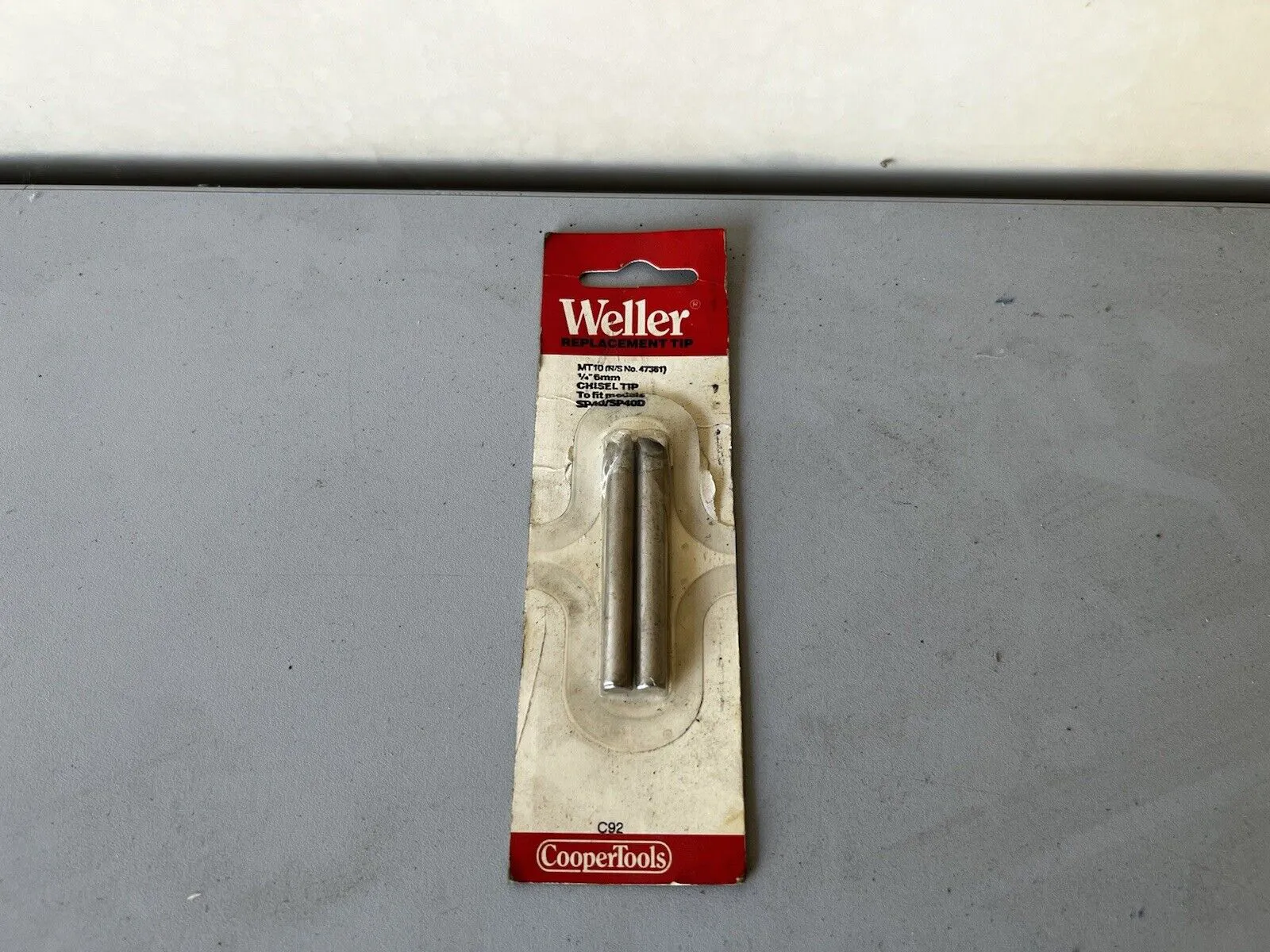 Weller - Mt10 Crd 1/4In Chisel Tip A (MT10) - Thumbnail 2