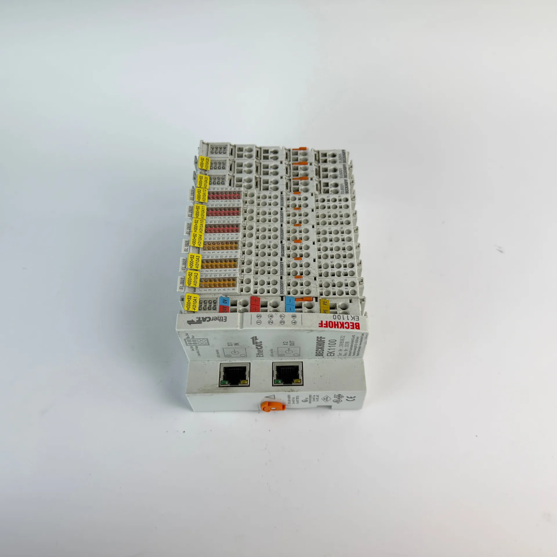 Beckhoff EK1100 EtherCAT Coupler w/ 3x EL1809 3x EL2809 3x EL6001 I/O - Thumbnail 2
