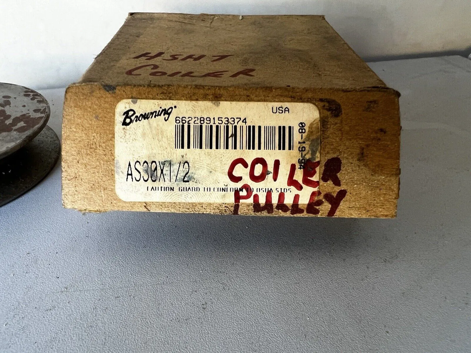 Browning AS 30 x 1/2" Bore V-Belt Sheave Pulley Single Groove - Thumbnail 2