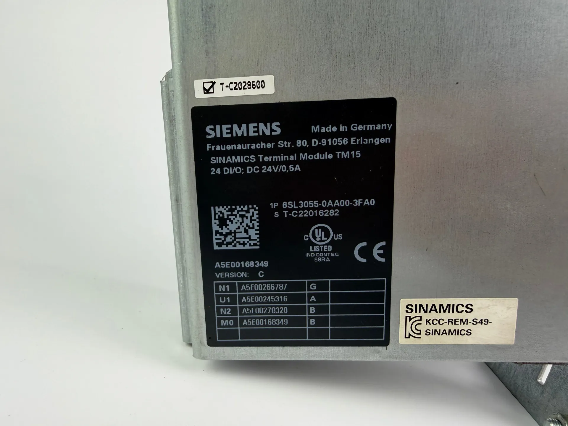 Siemens 6SL3055-0AA00-3FA0 SINAMICS TM15 Terminal Module – Version C - Thumbnail 4