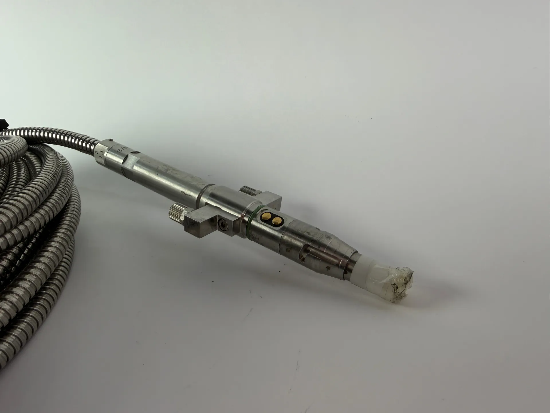 High Power Laser Fiber Optic Delivery Cable Armored Water Cooled Industrial - Thumbnail 8