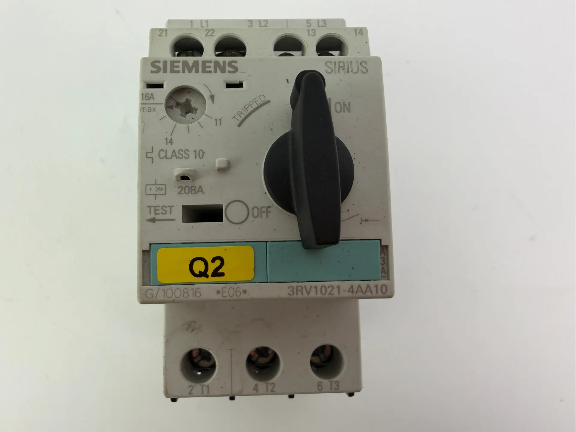 1x SIEMENS 3RV1021-4AA10 Circuit Breaker / Motor Starter Protector – SIRIUS - Thumbnail 2