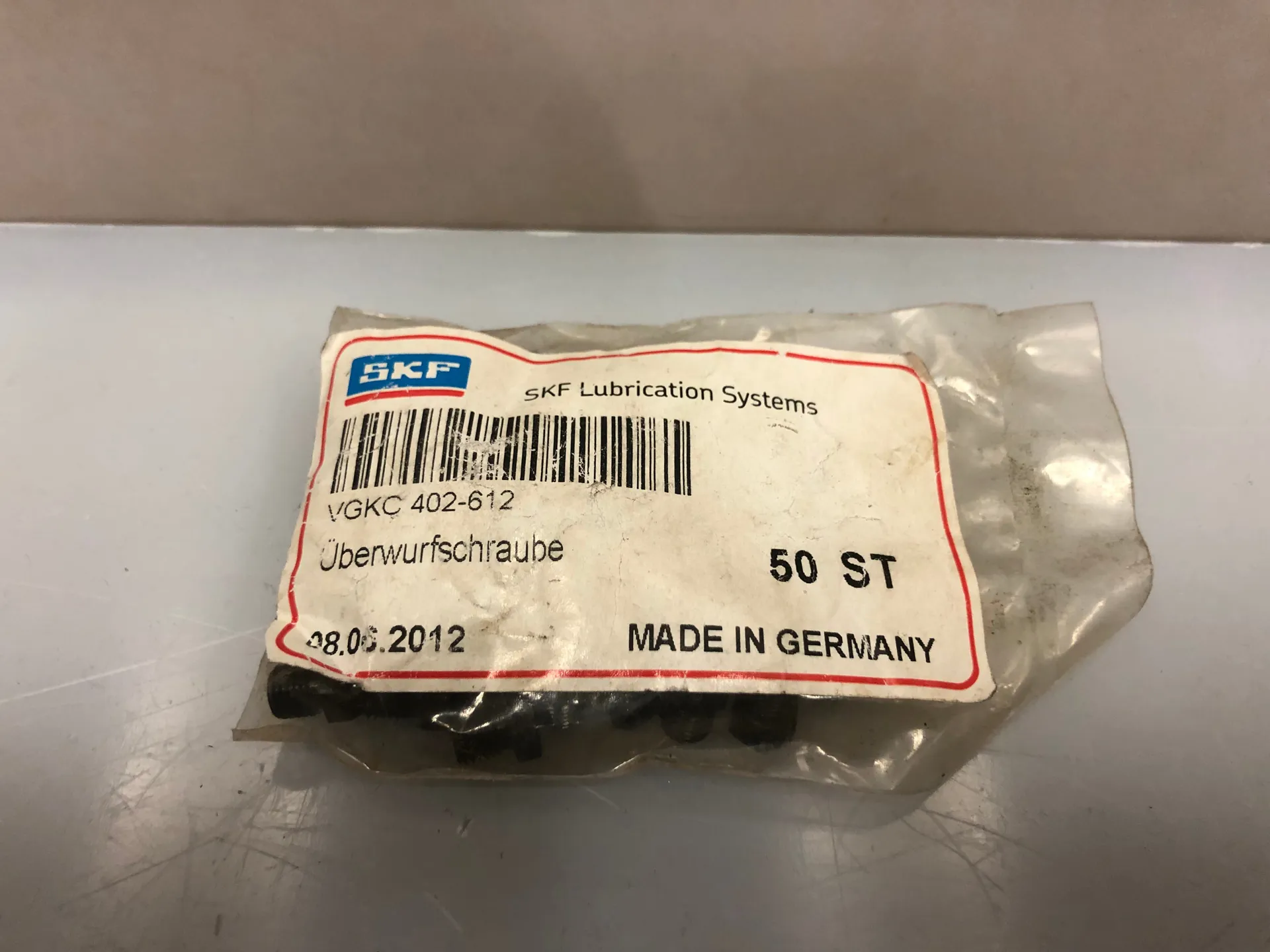 SKF VGKC 402-612 Union Screw Überwurfschraube – Lot of 50 pcs - Thumbnail 2