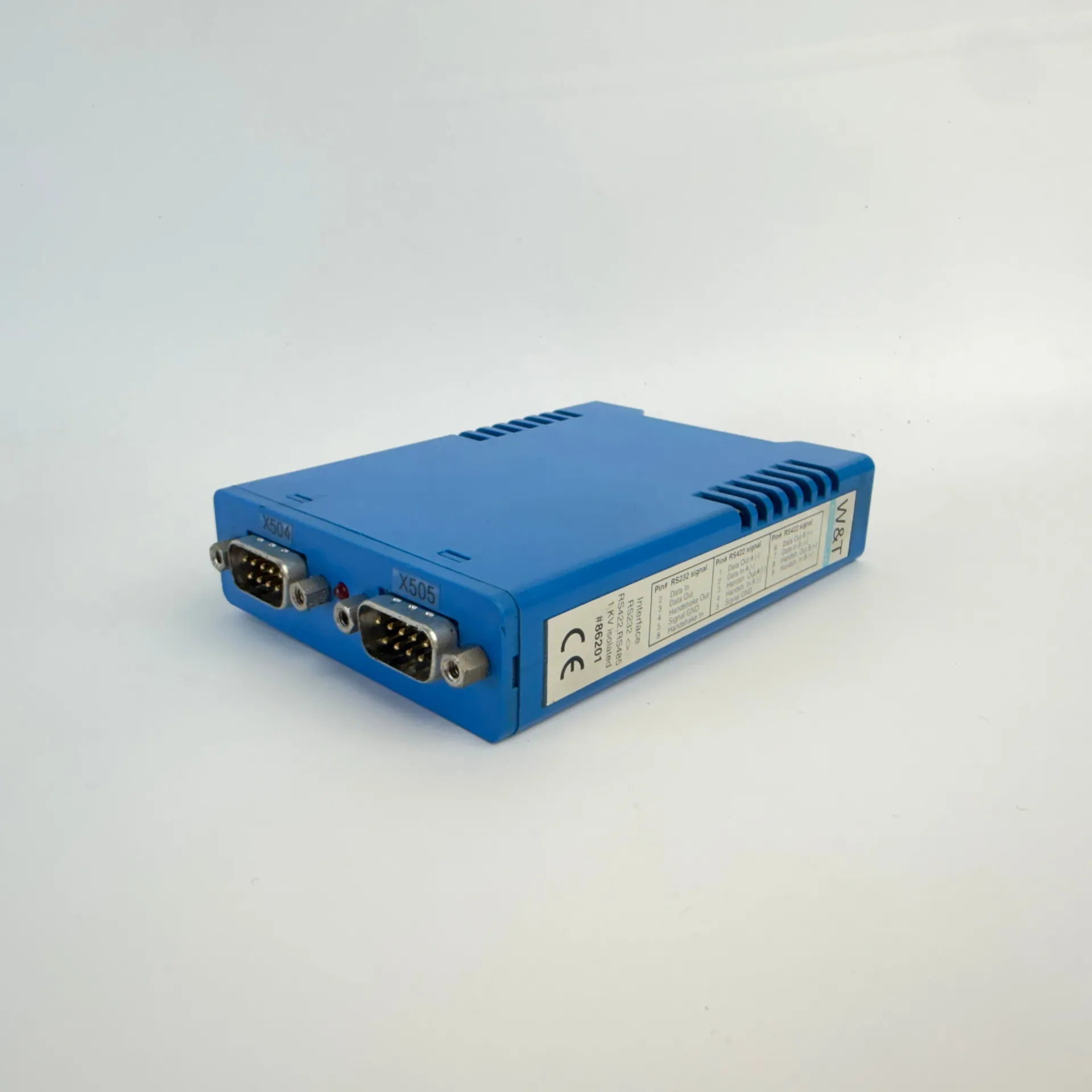 W&T 86201 RS232 to RS422/RS485 Industrial Serial Interface Converter 1kV Isolated - Thumbnail 2