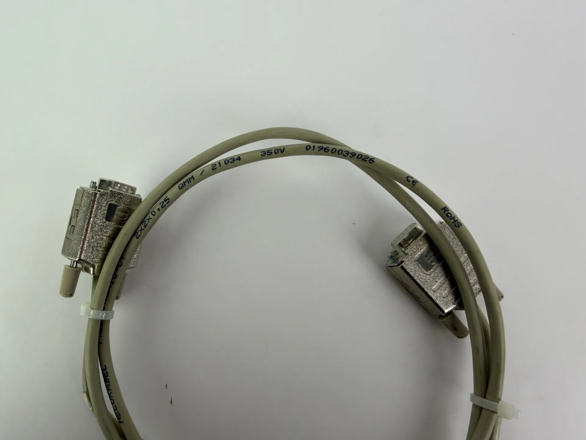 Harting 9 Pin D-Sub Cable Male to Female 1.5m HELUKABEL Rofin Laser - Thumbnail 4