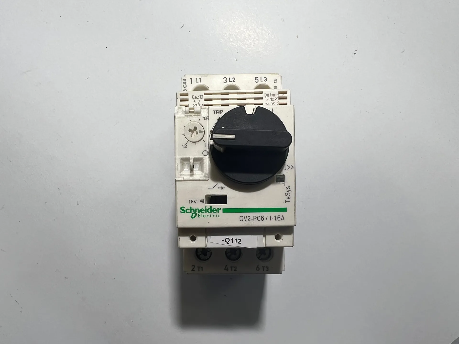 Schneider GV2-P06 1–1.6A Motor Circuit Breaker - Image 1