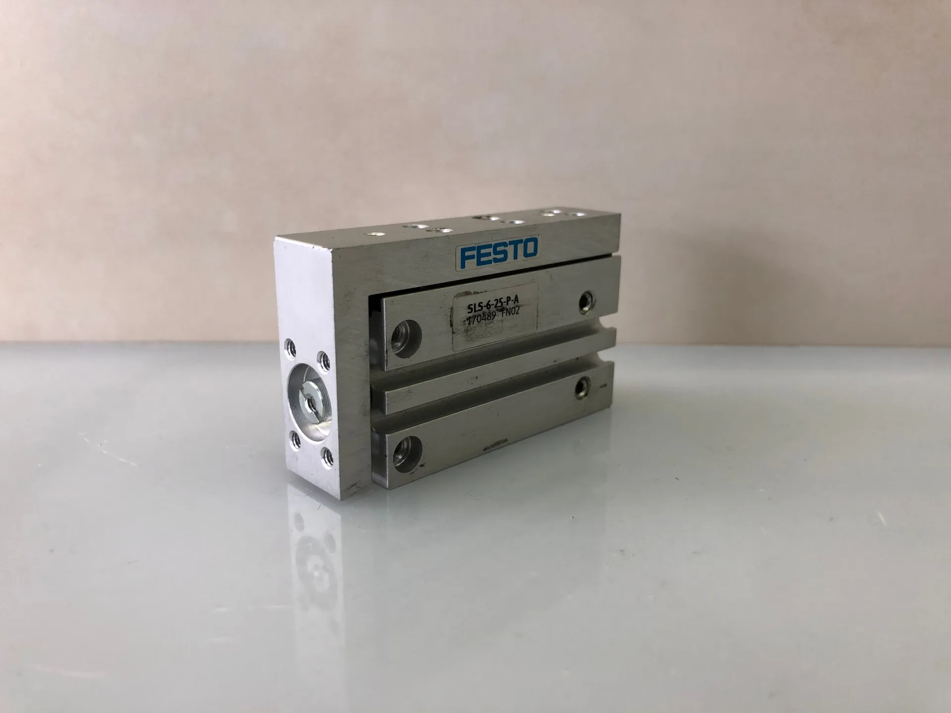 FESTO SLS-6-25-P-A, PNEUMATIC MINI-SLIDE CYLINDER - Thumbnail 2