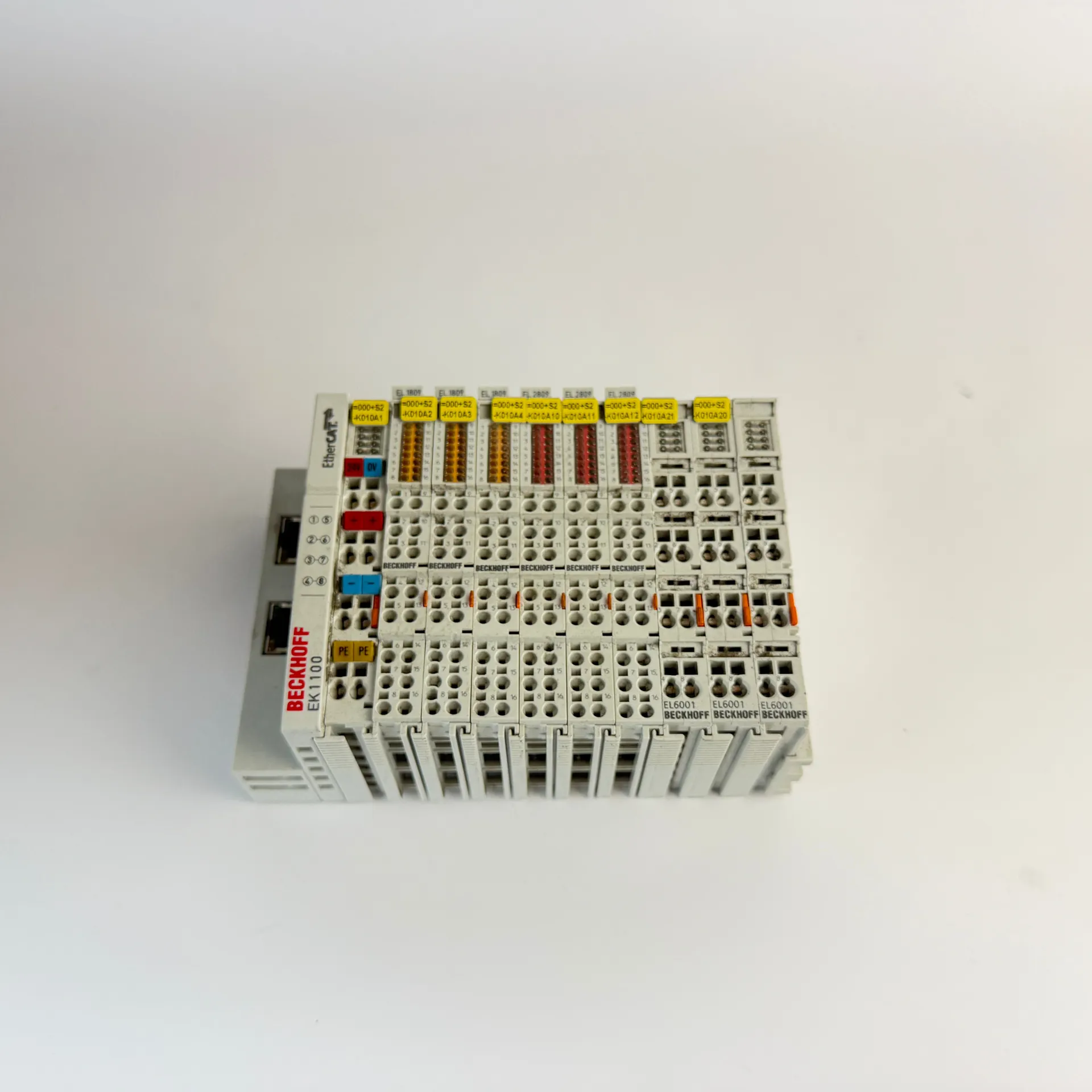 Beckhoff EK1100 EtherCAT Coupler w/ 3x EL1809 3x EL2809 3x EL6001 I/O - Image 1