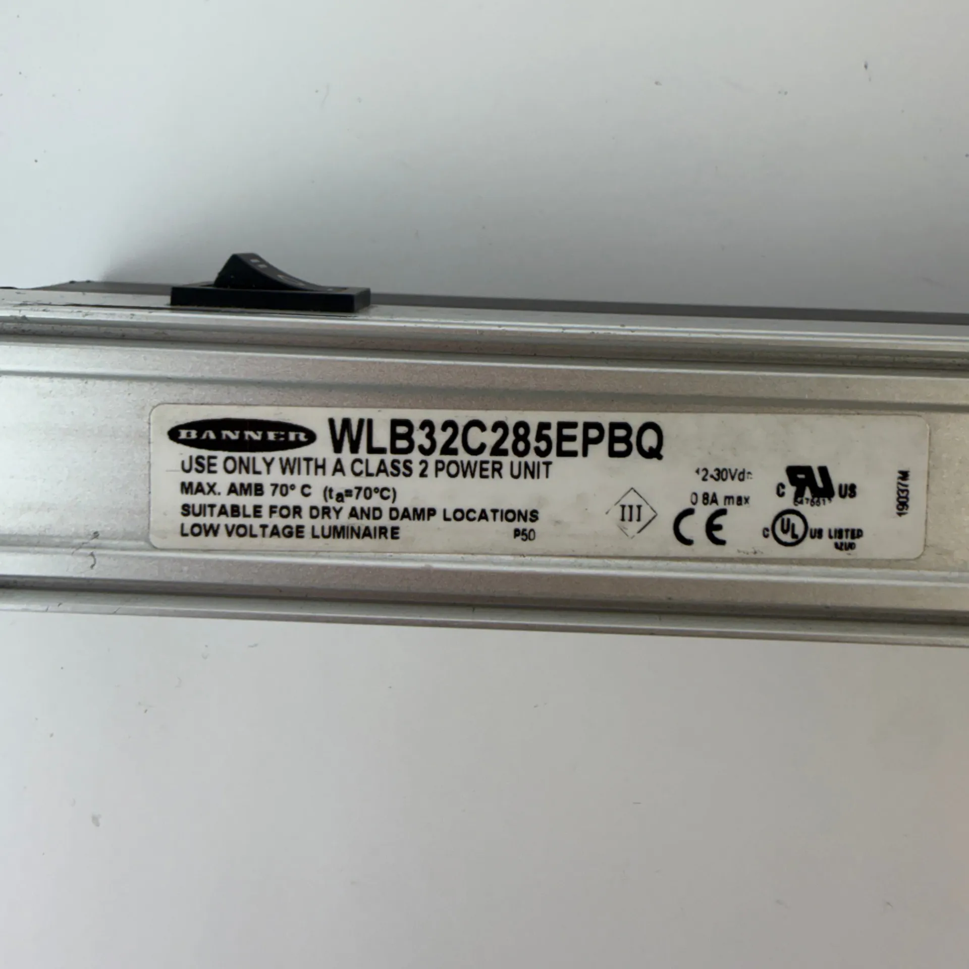 Banner Engineering WLB32C285EPBQ WLB32 LED Workstation Light Bar 285mm 12-30VDC - Thumbnail 9