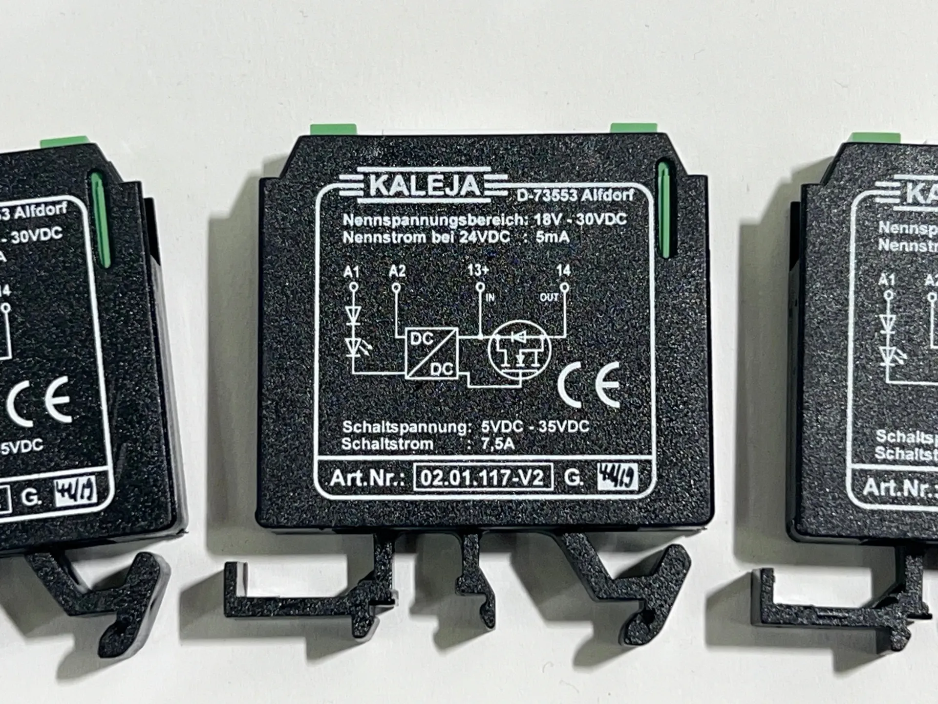 5x Kaleja 02.01.117-V2 Electronic Load Relay, 18–30 VDC – Lot of 5 - Thumbnail 2