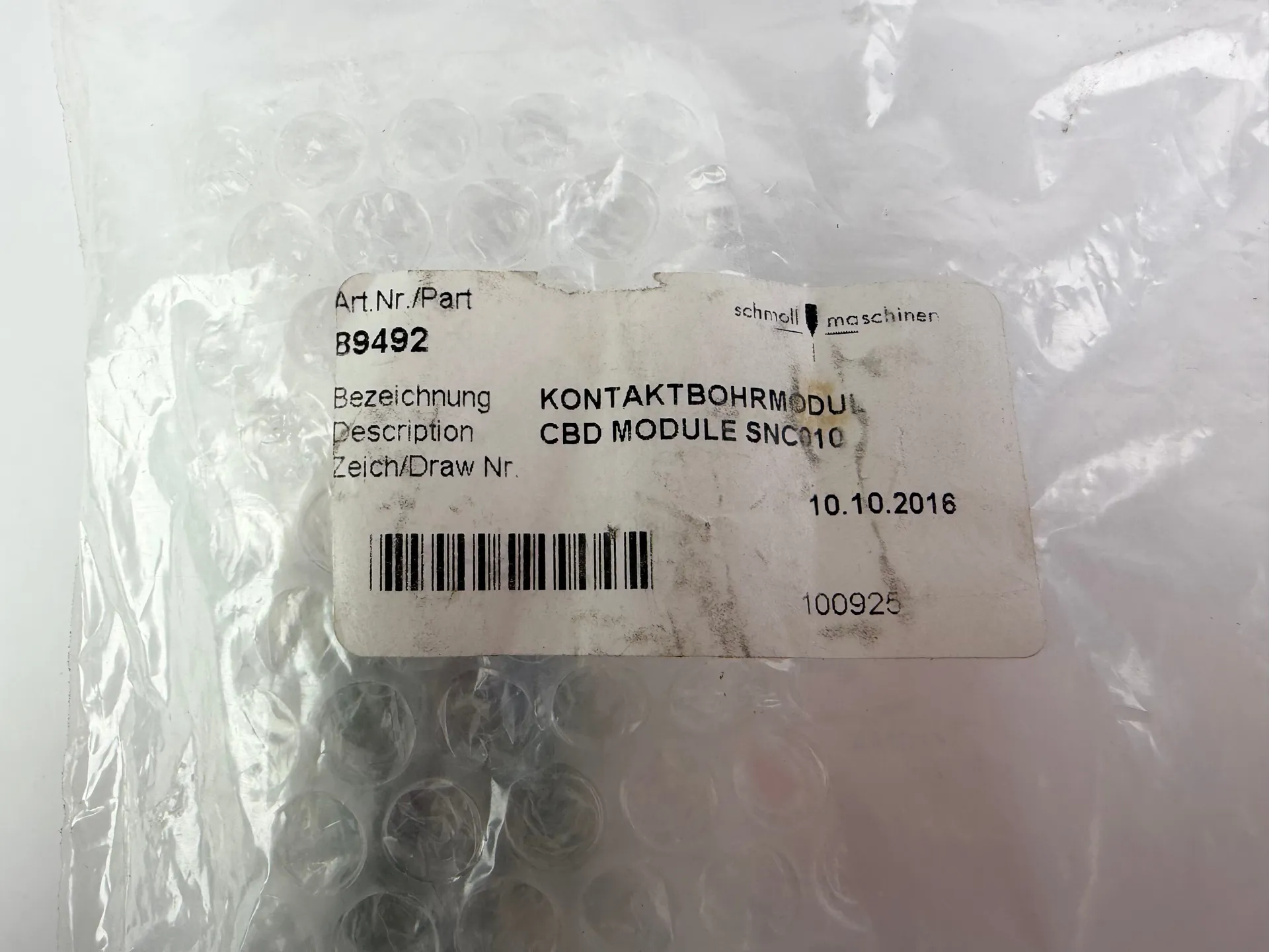 Schmoll Maschinen B9492 Kontaktbohrmodul / CBD Module SNC010 – KDB0V004 - Thumbnail 8