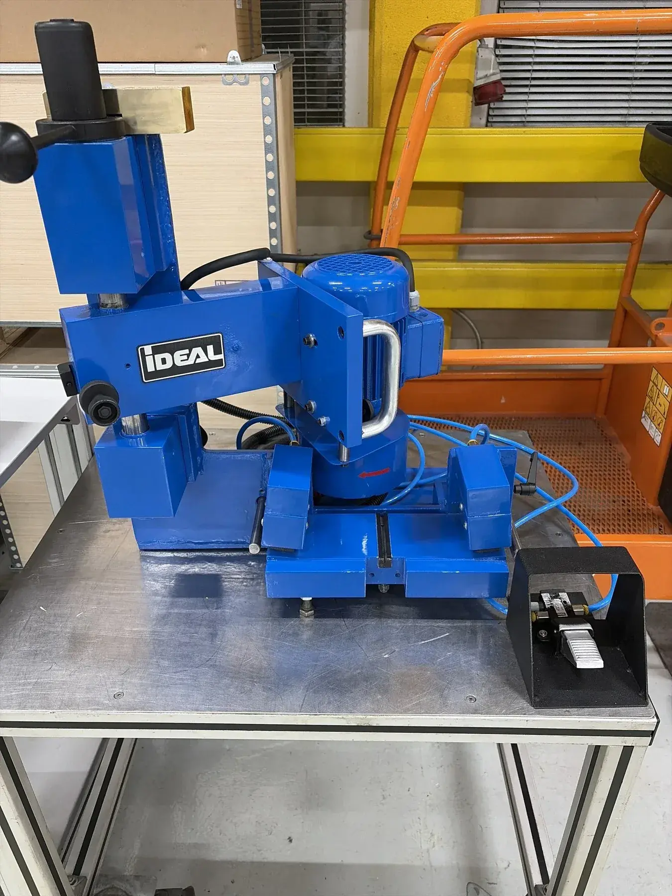 iDEAL SMP 100 Pneumatic Band Saw Blade Weld Seam Grinder up to 100 mm