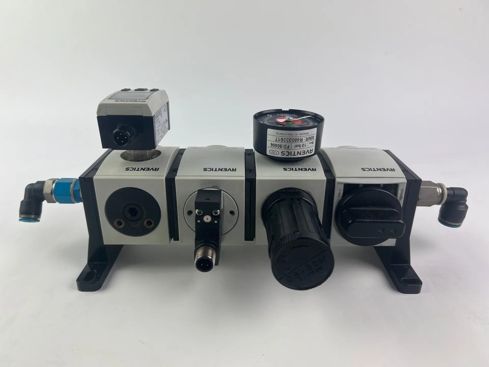 Aventics Pressure Regulating Valves R412006256 R412006175 R412006380 R412006250 + R412010767 + 2x 6,5m Cables - Thumbnail 10