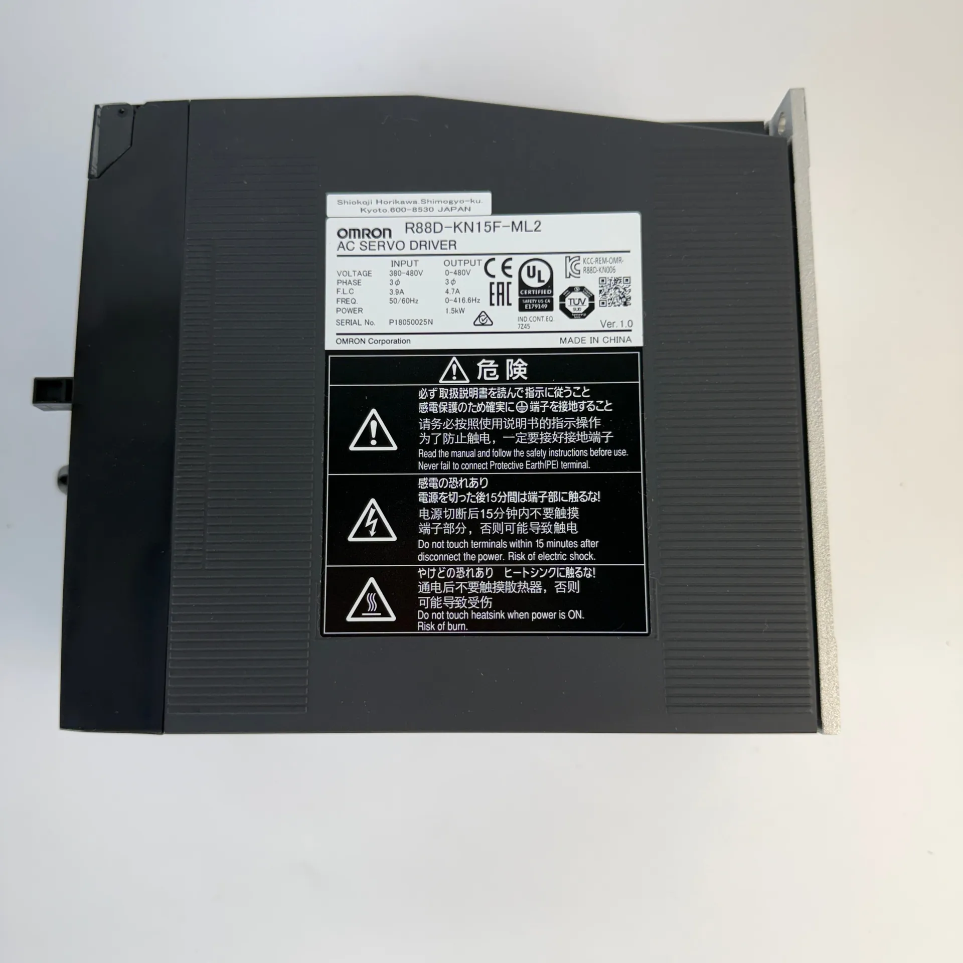 Omron R88D-KN15F-ML2 Accurax G5 1.5kW 400V AC Servo Driver MECHATROLINK-II - Thumbnail 10