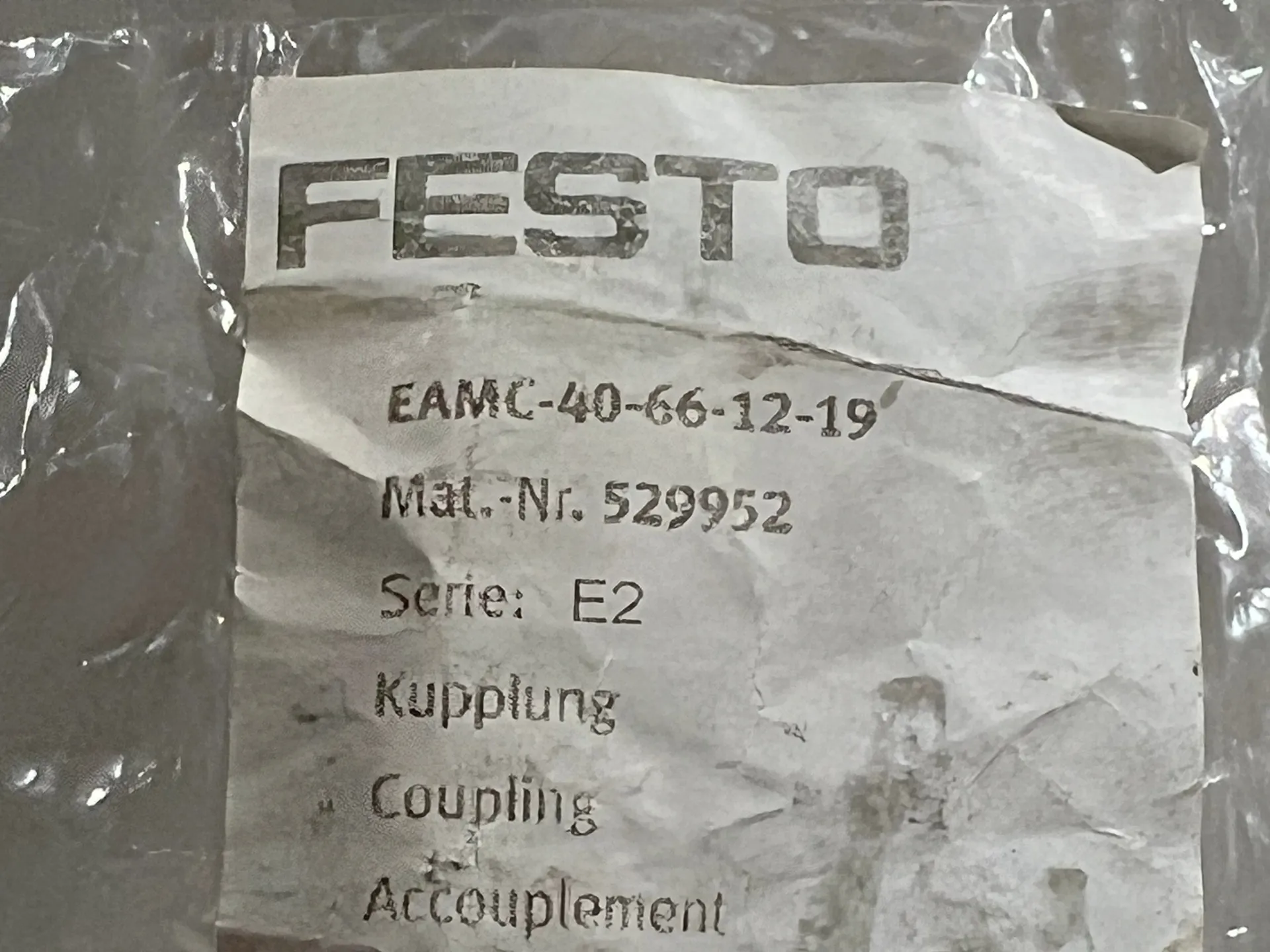 Festo EAMC-40-66-12-19 Coupling – 529952 - Thumbnail 3