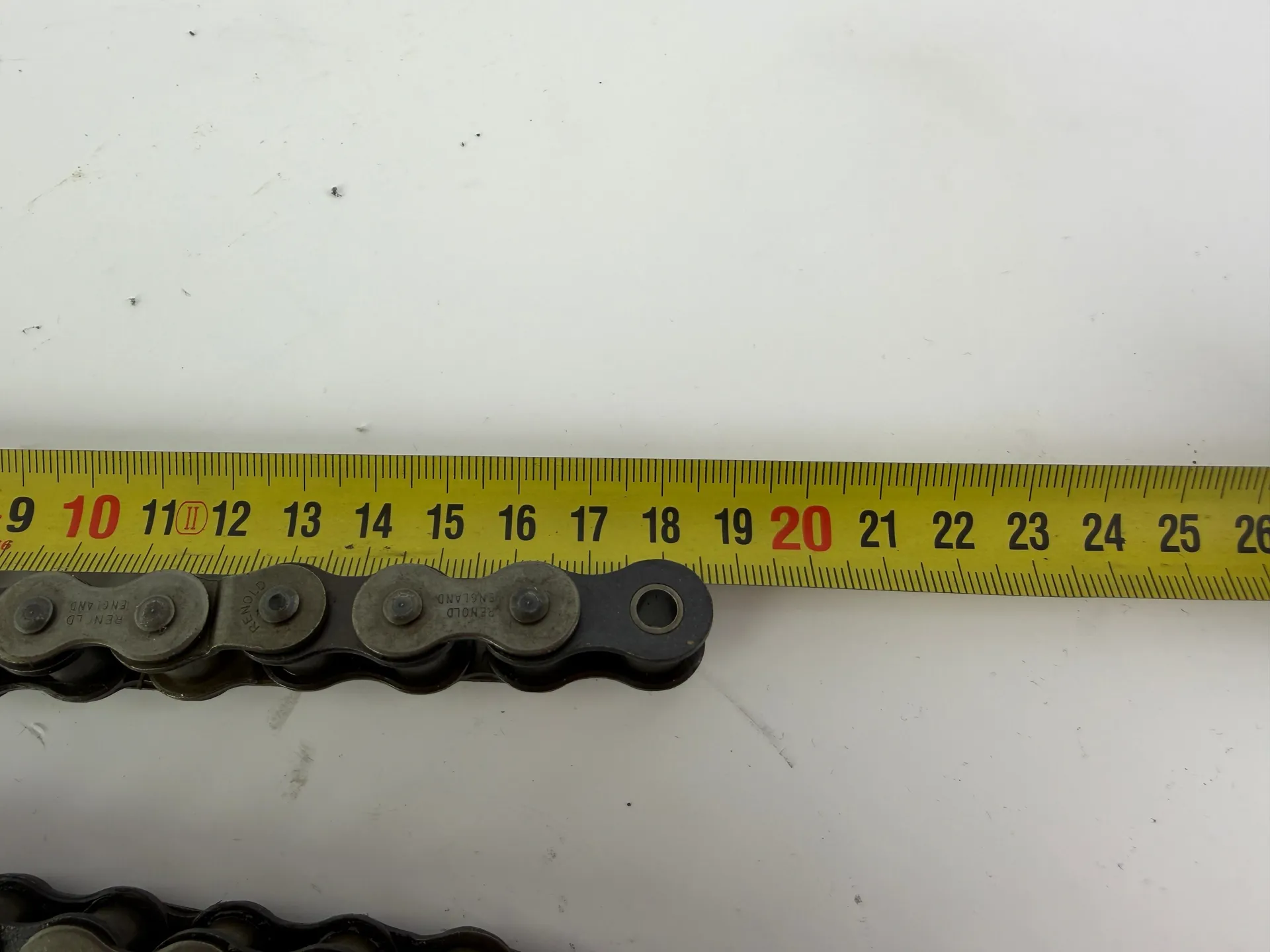 Renold England Industrial Roller Chain Lot 4pcs 17mm Width 18.5cm Length - Thumbnail 4