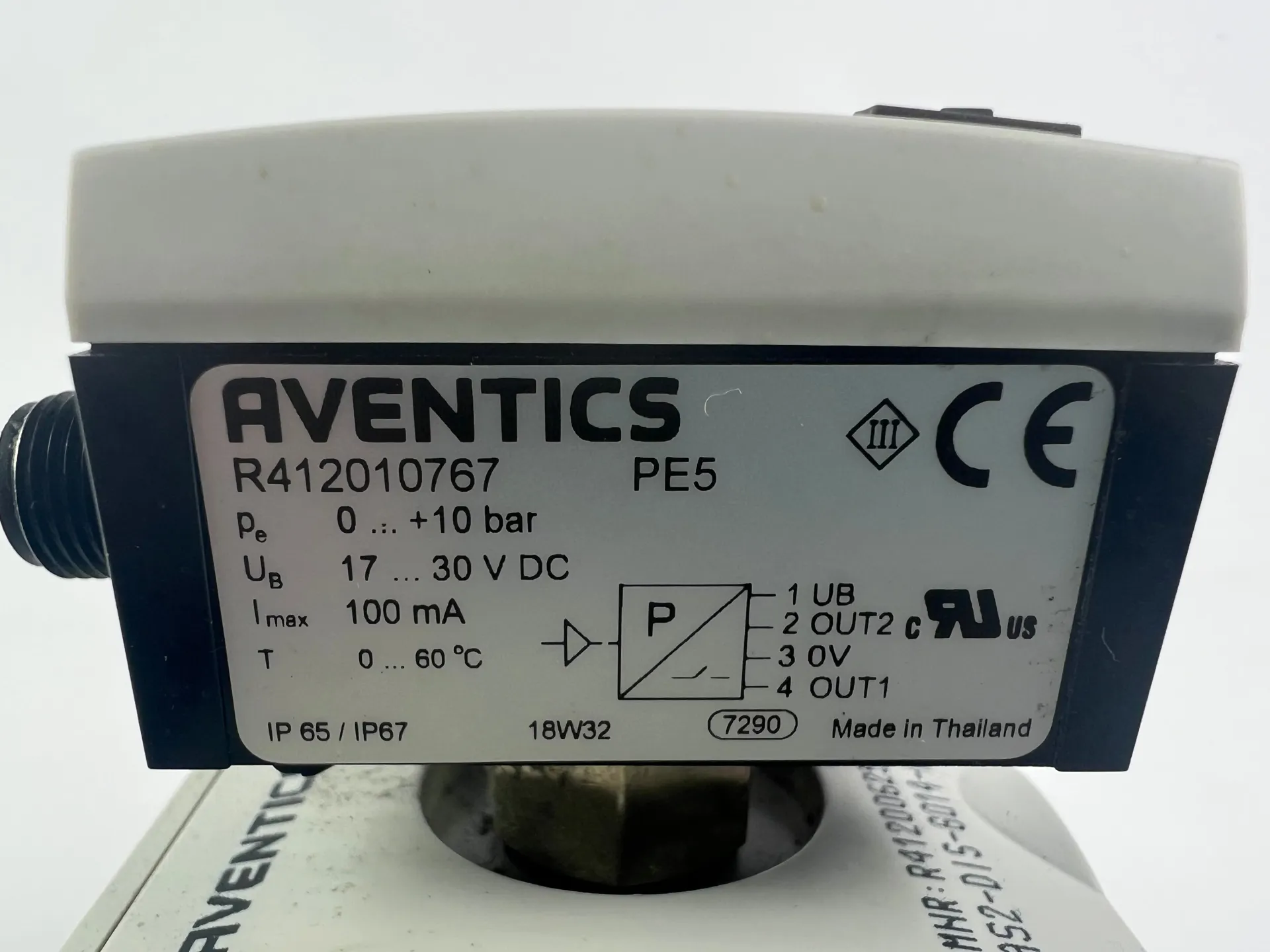 Aventics Pressure Regulating Valves R412006256 R412006175 R412006380 R412006250 + R412010767 + 2 Cables 230cm - Thumbnail 8