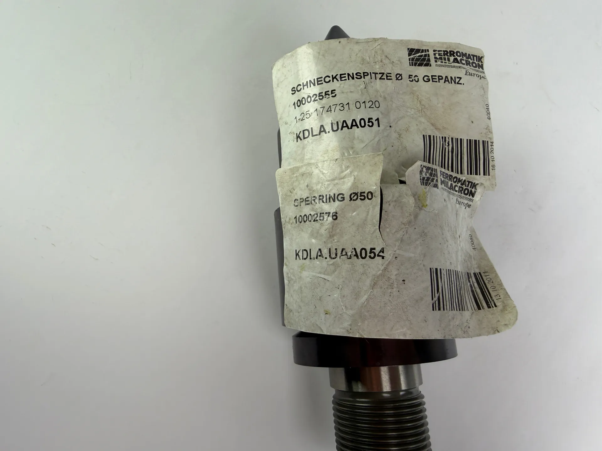 Feedscrew Schneckenspitze Nozzle fi50 mm + 2x Ring fi50 mm – Set - Image 1