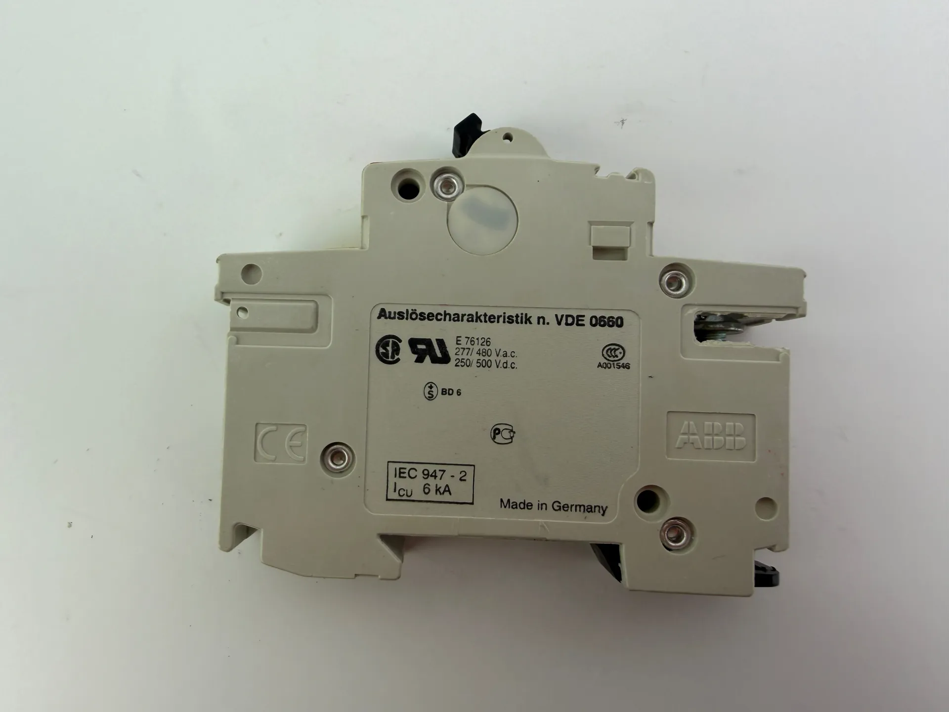 1x ABB S281UC-K2A Circuit Breaker 1-Pole 2A Type K 6kA - Thumbnail 3