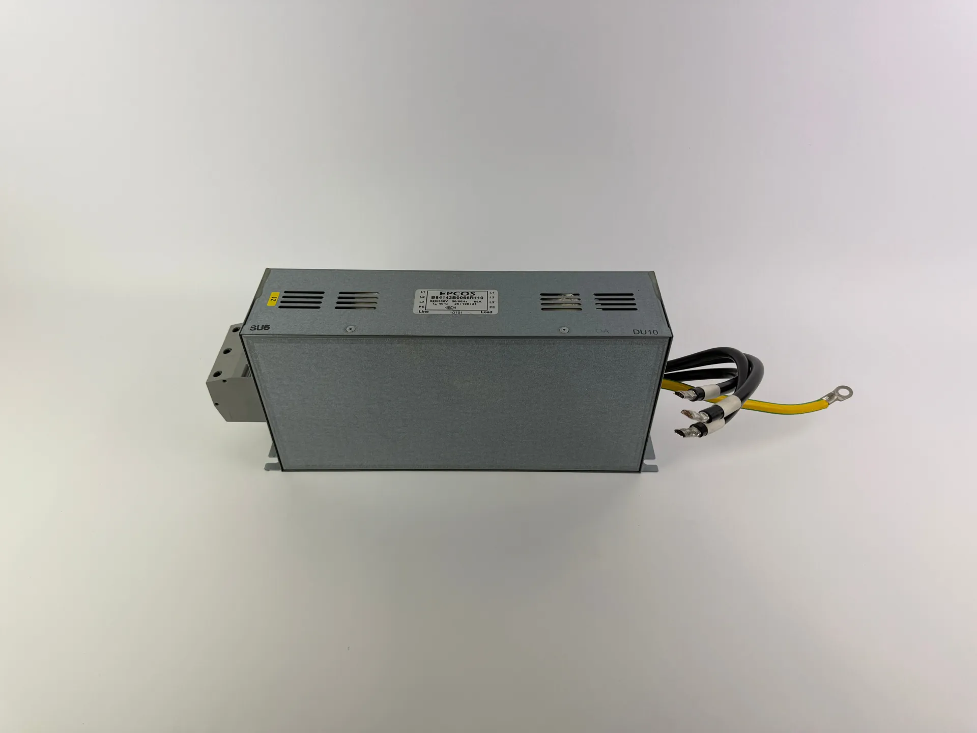 1x EPCOS B84143B0066R110 Line Filter, Mains EMI Filter, 66A, 520/300V - Thumbnail 3