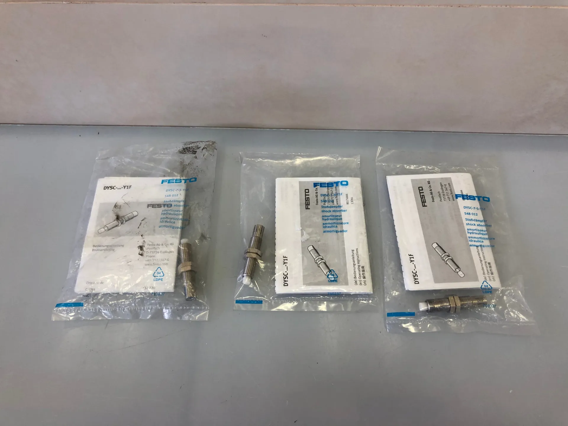 Festo DYSC-7-5-Y1F 1,2N Shock Absorber 548012 - Thumbnail 3