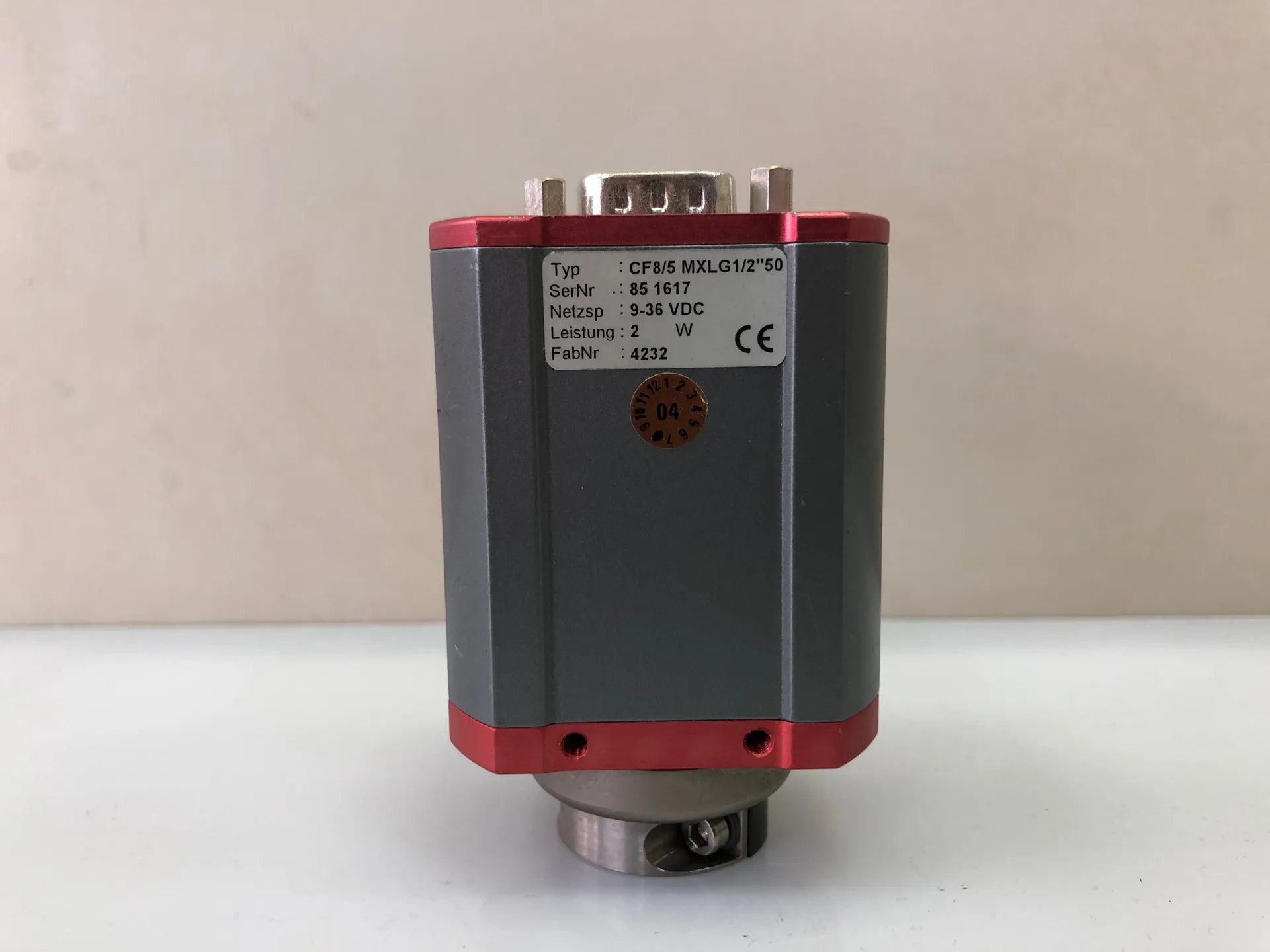 KAPPA CF8/5 MXLG1/2"50 CCD Industrial Camera – Monochrome, C-Mount - Thumbnail 3