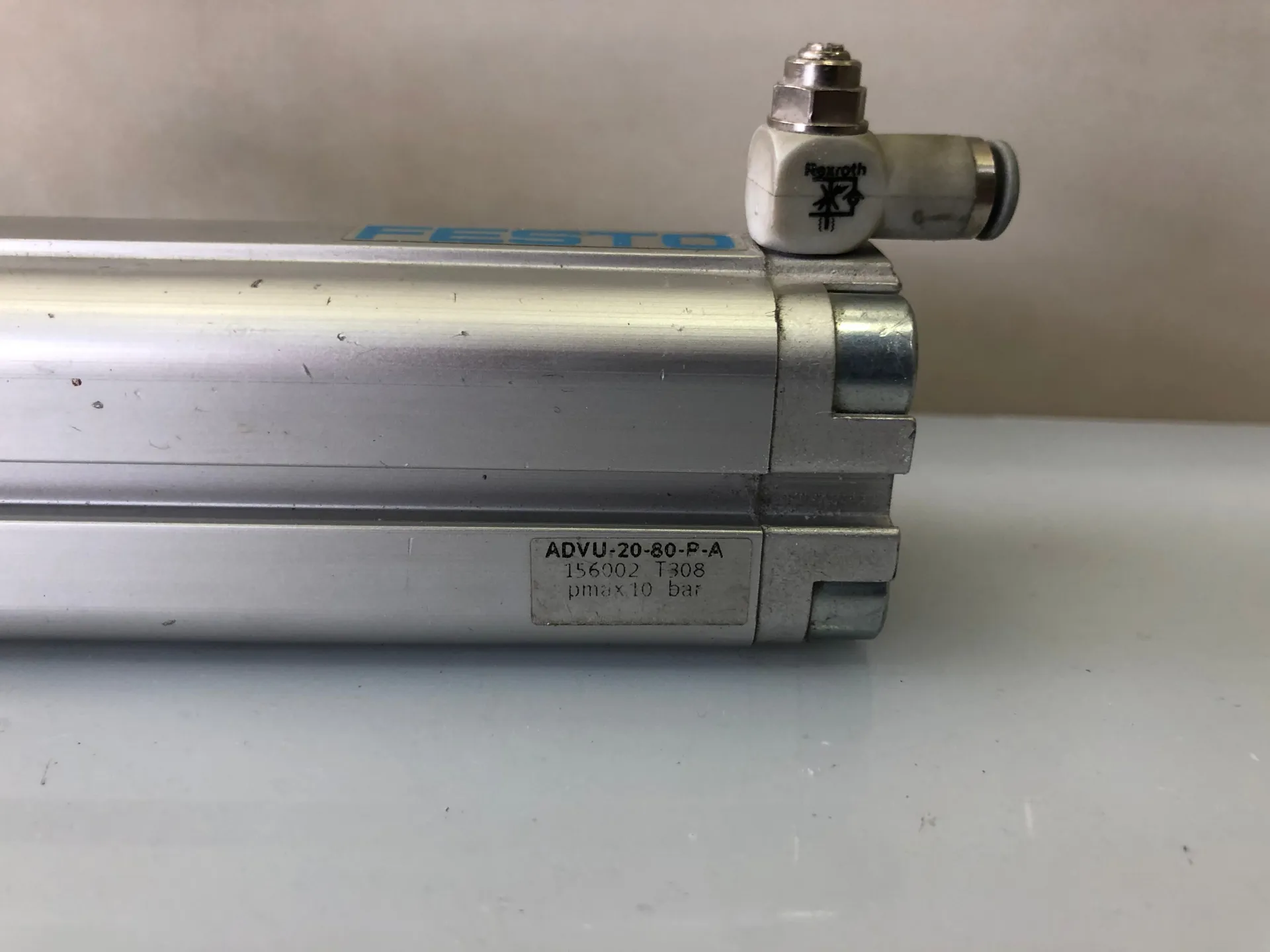 1x Festo ADVU-20-80-P-A / 156002K160 Pneumatic Cylinder - Thumbnail 4
