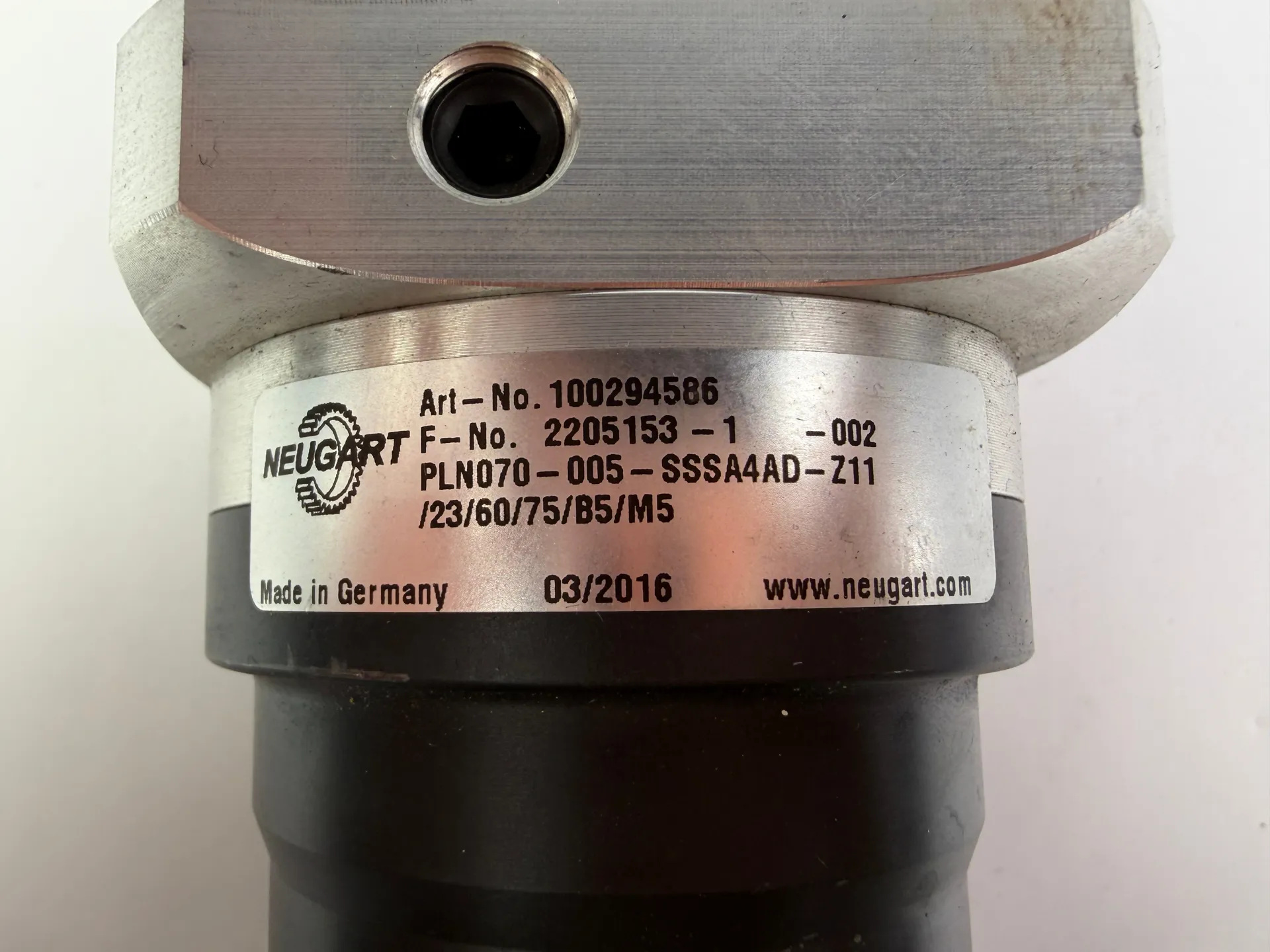 1x Neugart 100294586 Planetary Gearbox – PLN070-005 – Made in Germany - Thumbnail 6