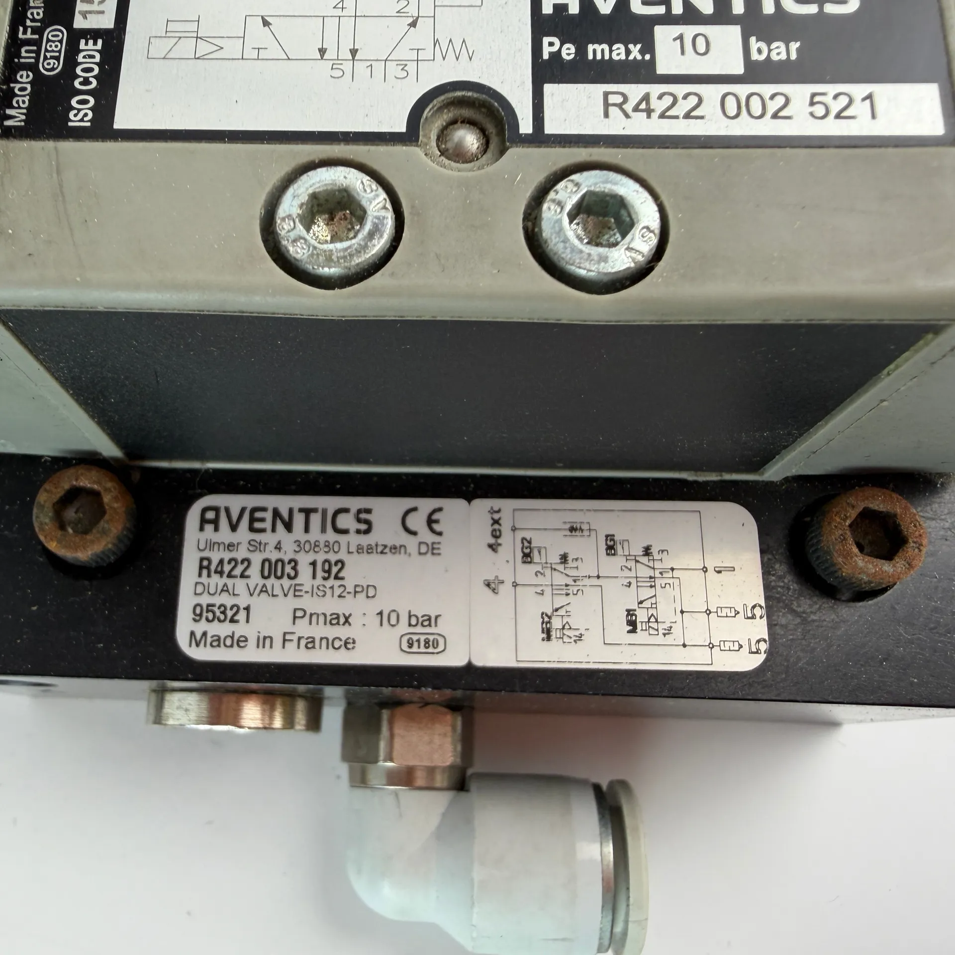 AVENTICS R422002521 Dual 5/2 Valve Island R422003192 + Sensors + Coils - Thumbnail 5