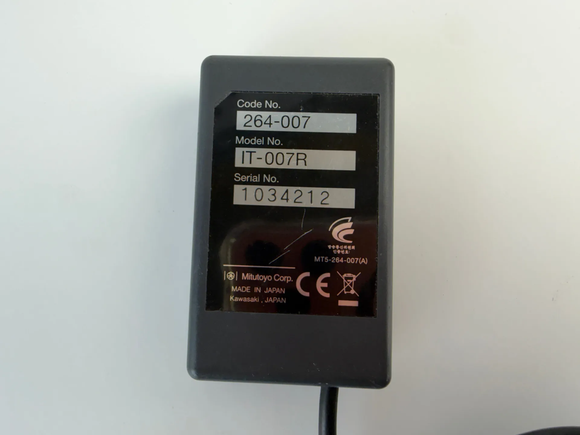 Mitutoyo 264-007 IT-007R RS-232C Input Tool Digimatic SPC Interface 1m Cable - Thumbnail 5