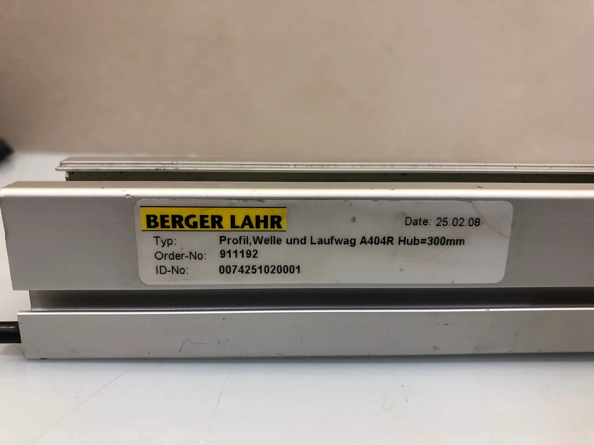 Berger Lahr A404R Linear Drive – 300mm Stroke Precision Actuator - Thumbnail 4