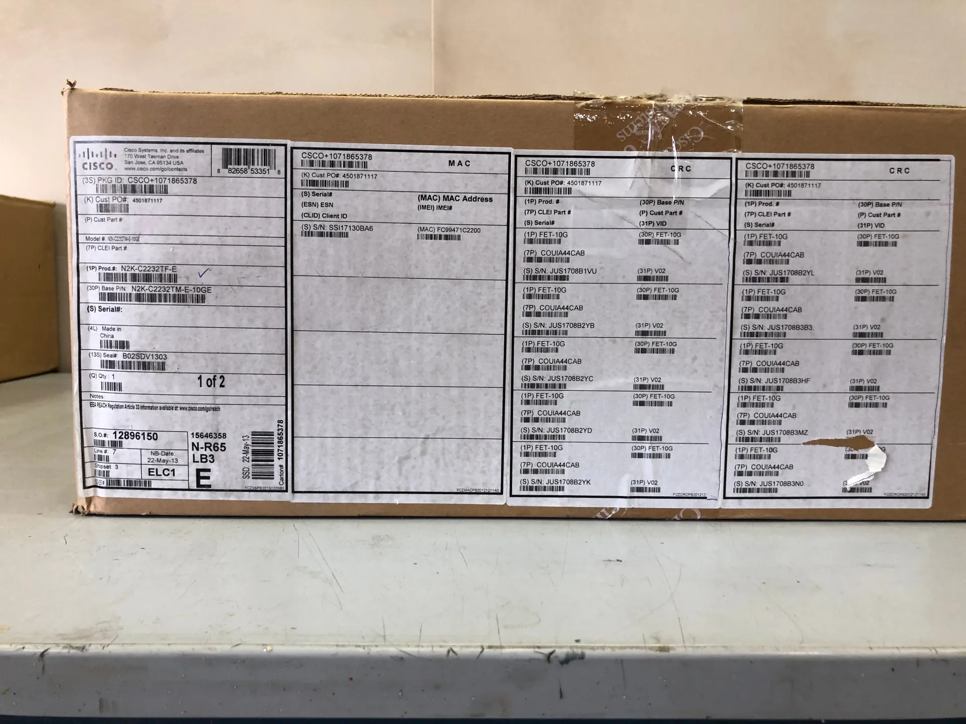 Cisco N2K-C2232TM-E-10GE 10GE Fabric Extender – 32-Port FEX for Nexus Series - Thumbnail 4