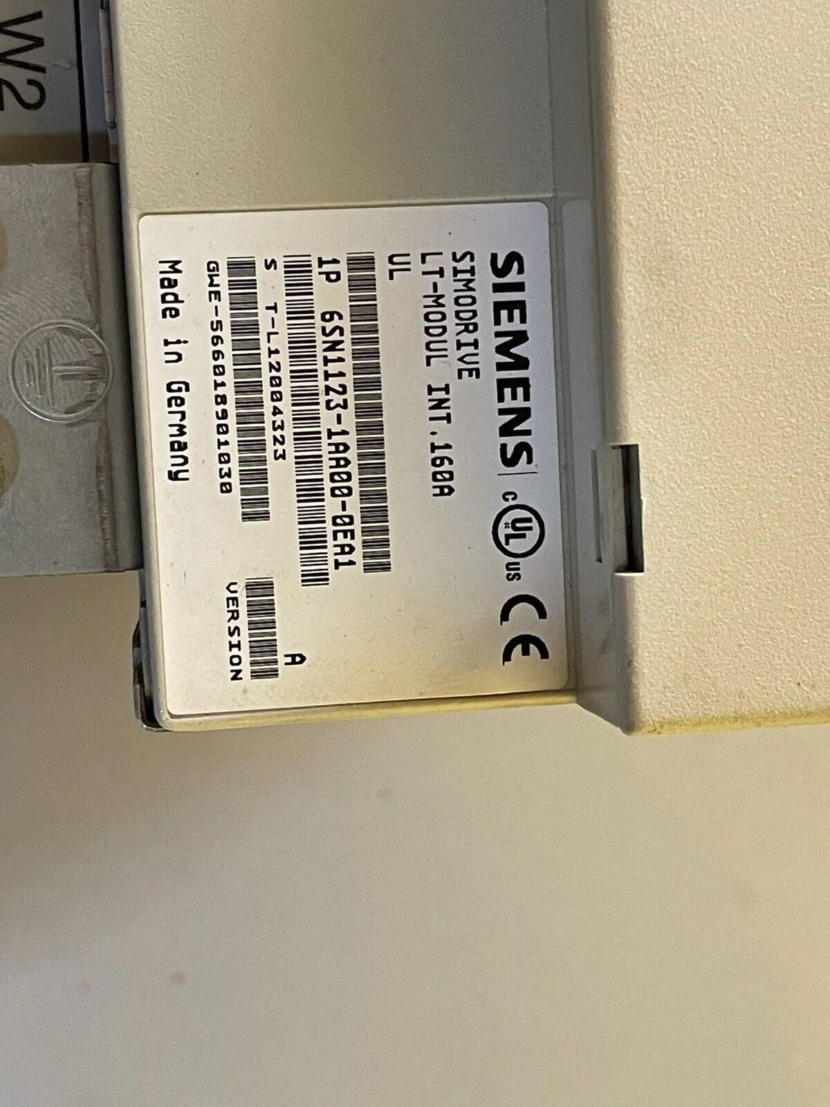 Siemens 6SN1123-1AA00-0EA2 Simodrive LT Modules Int. 160A - Thumbnail 3