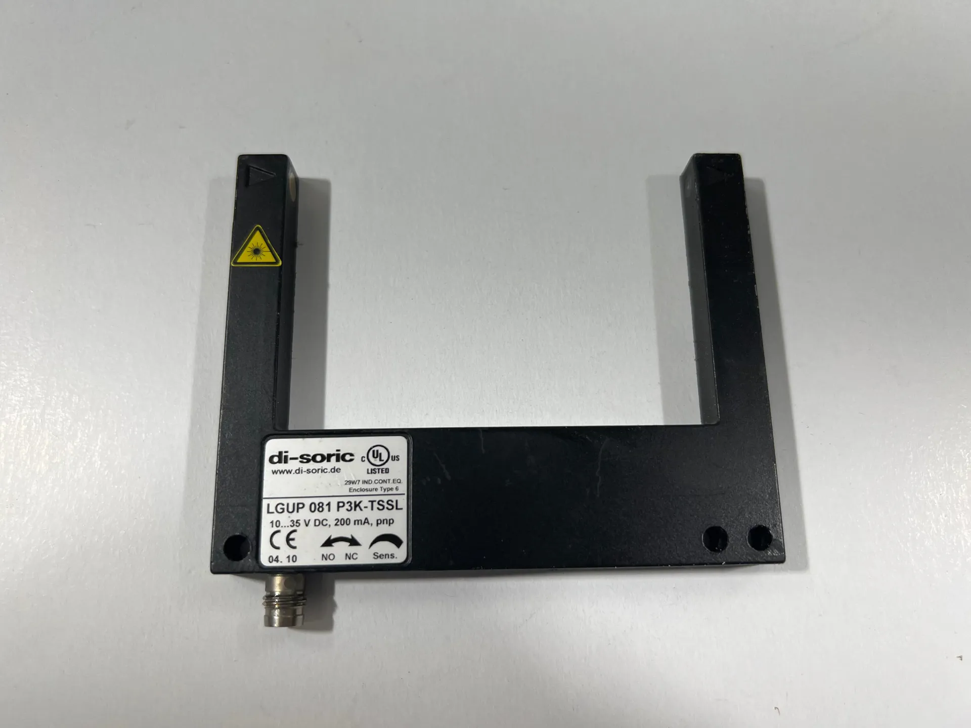 Di-Soric LGUP 081 P3K-TSSL Forked Light Barrier