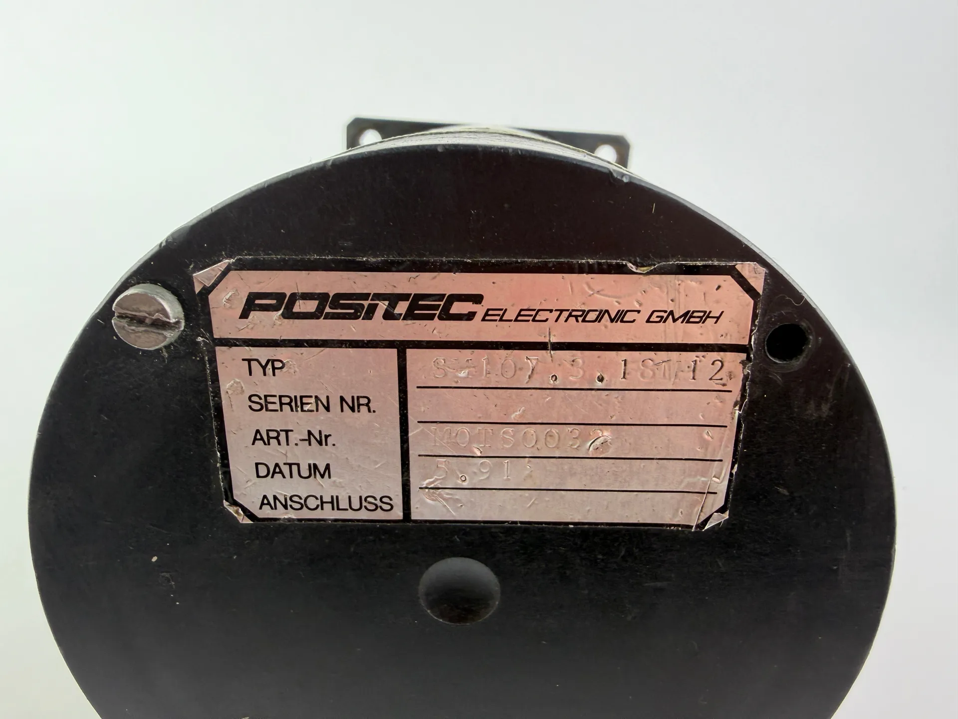 Zebo Tronics SM107.3.18.M12 Stepper Motor Postec Electronic GmbH 12A Made in Germany - Thumbnail 6