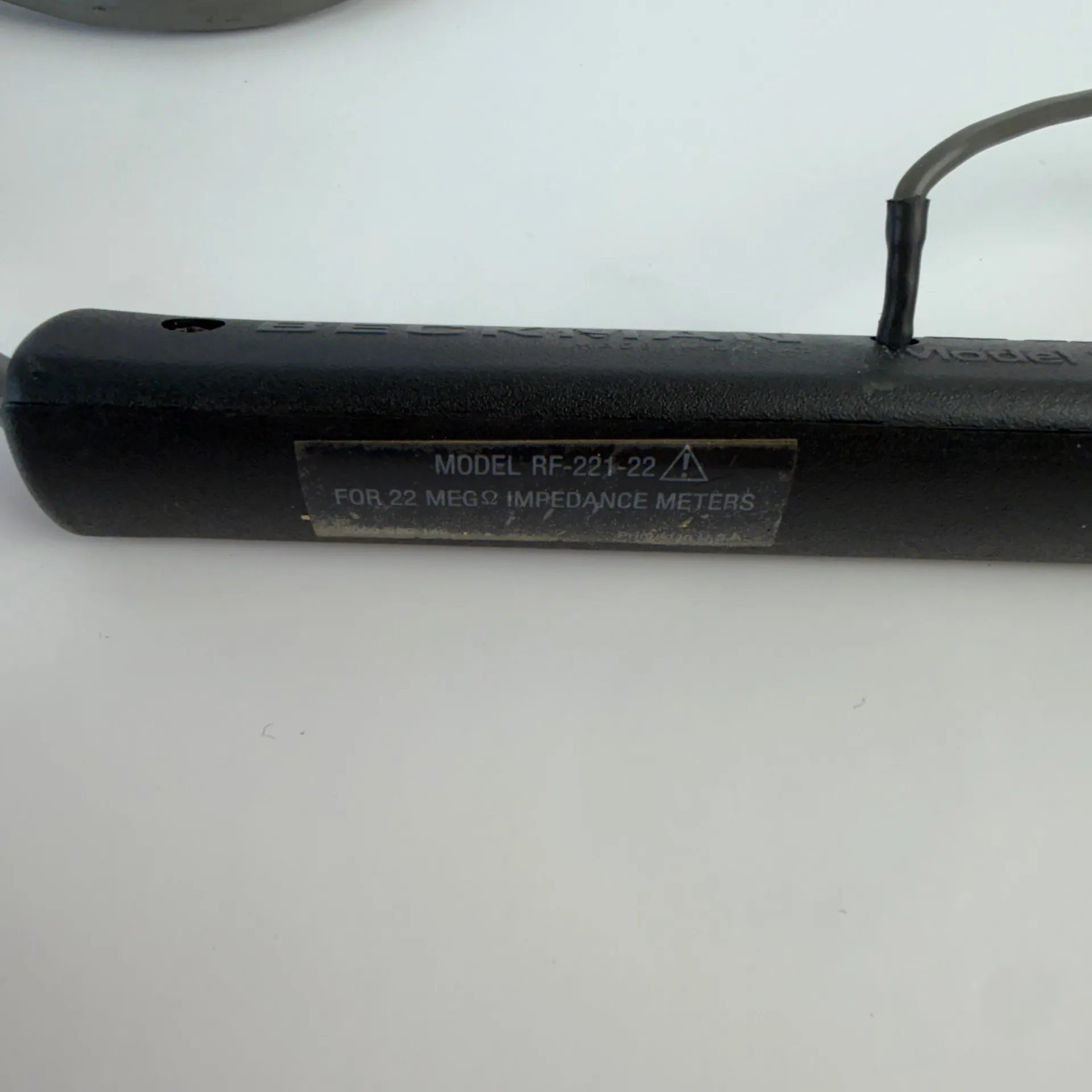 Beckman RF-221-22 RF Probe 2kHz-200MHz for 22MΩ Meters 85cm Cable - Thumbnail 5