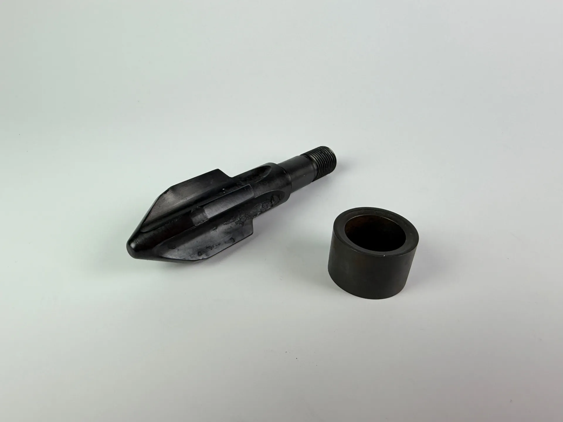 Feedscrew Schneckenspitze Nozzle Ø16mm + Ring Ø30mm injection molding machine - Thumbnail 3