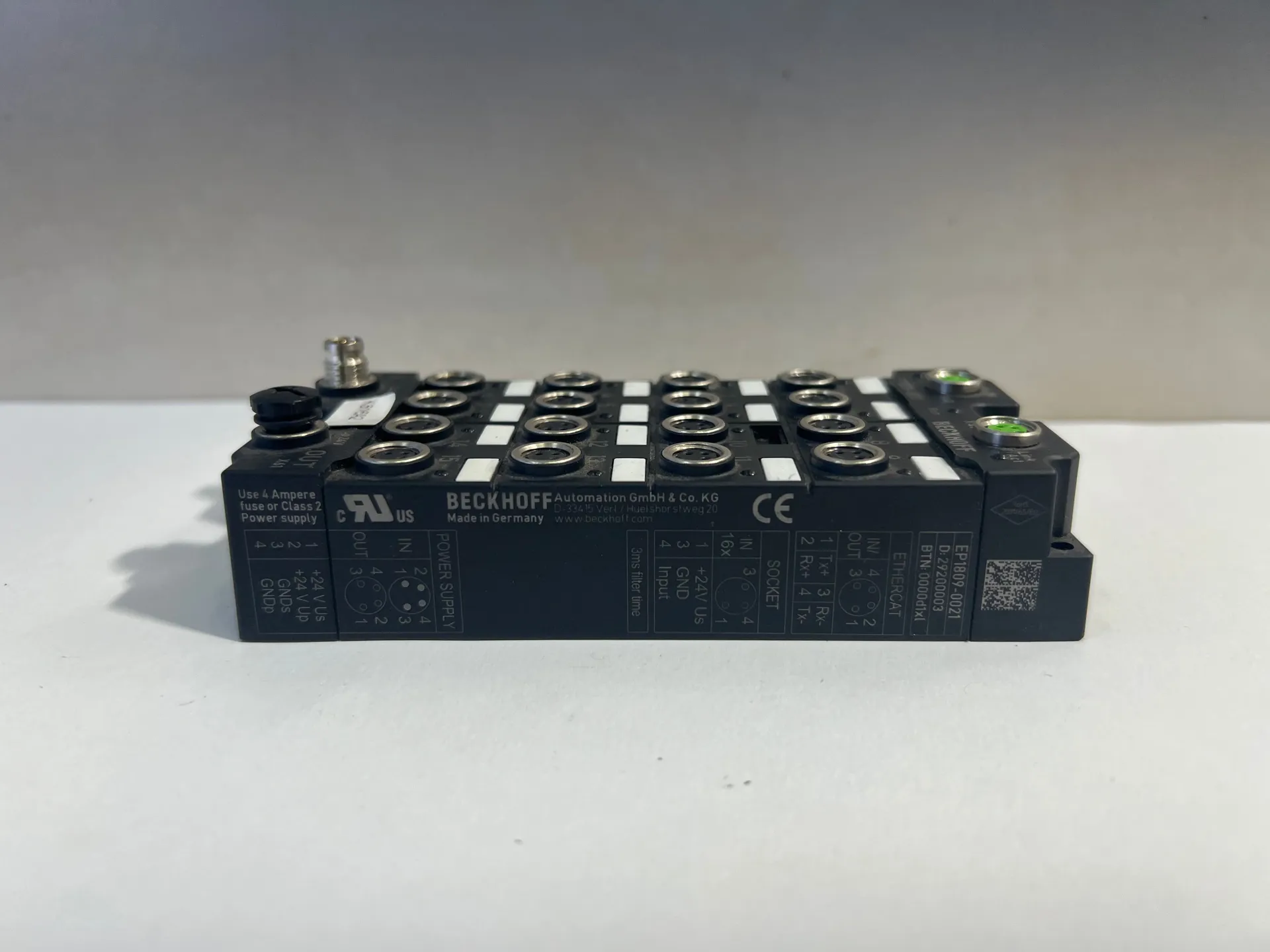 Beckhoff EtherCAT Box, 16-Channel Digital Input EP1809-0021 - Thumbnail 3